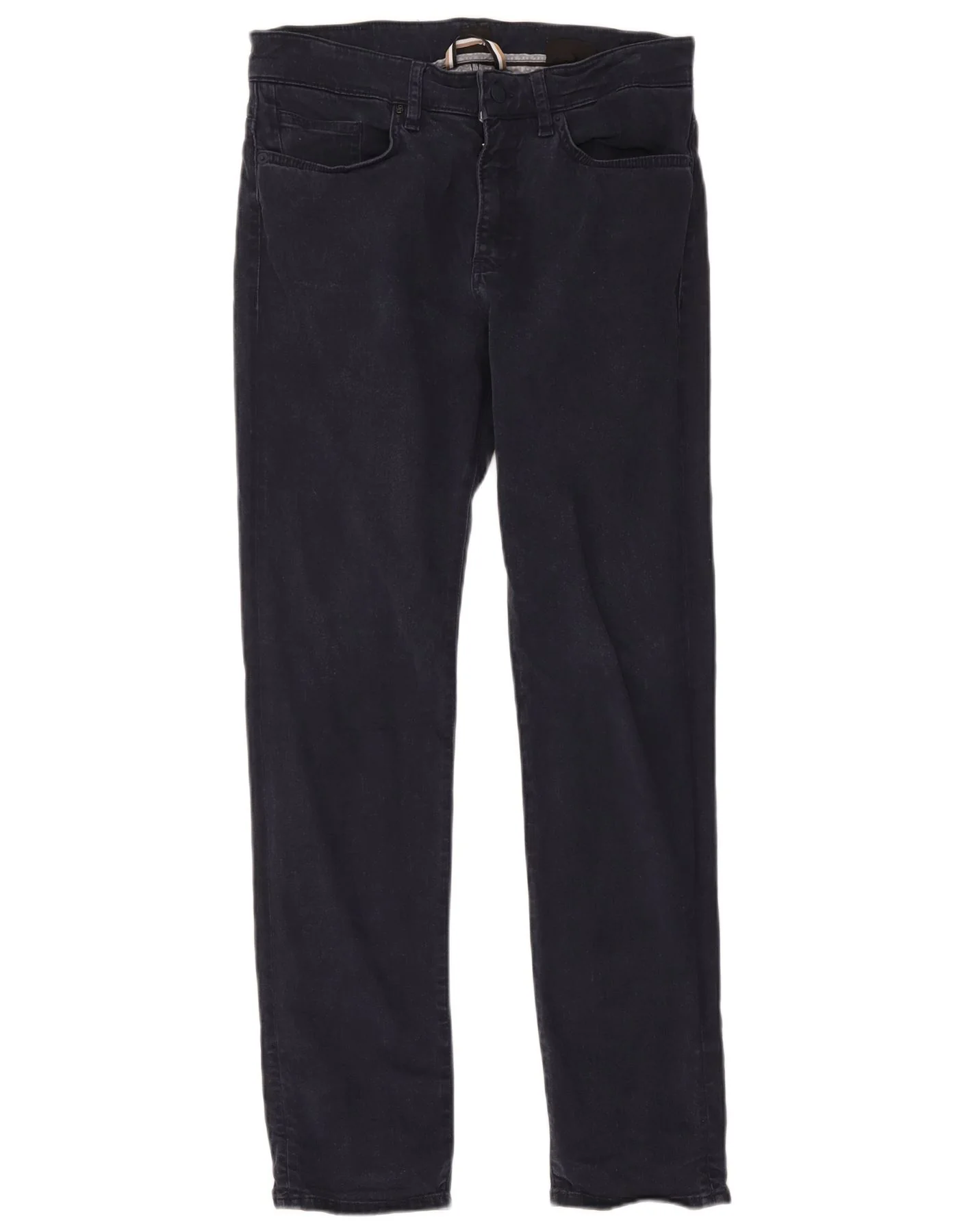Hugo Boss Mens Slim Jeans W31 L32 Navy Blue Lyocell