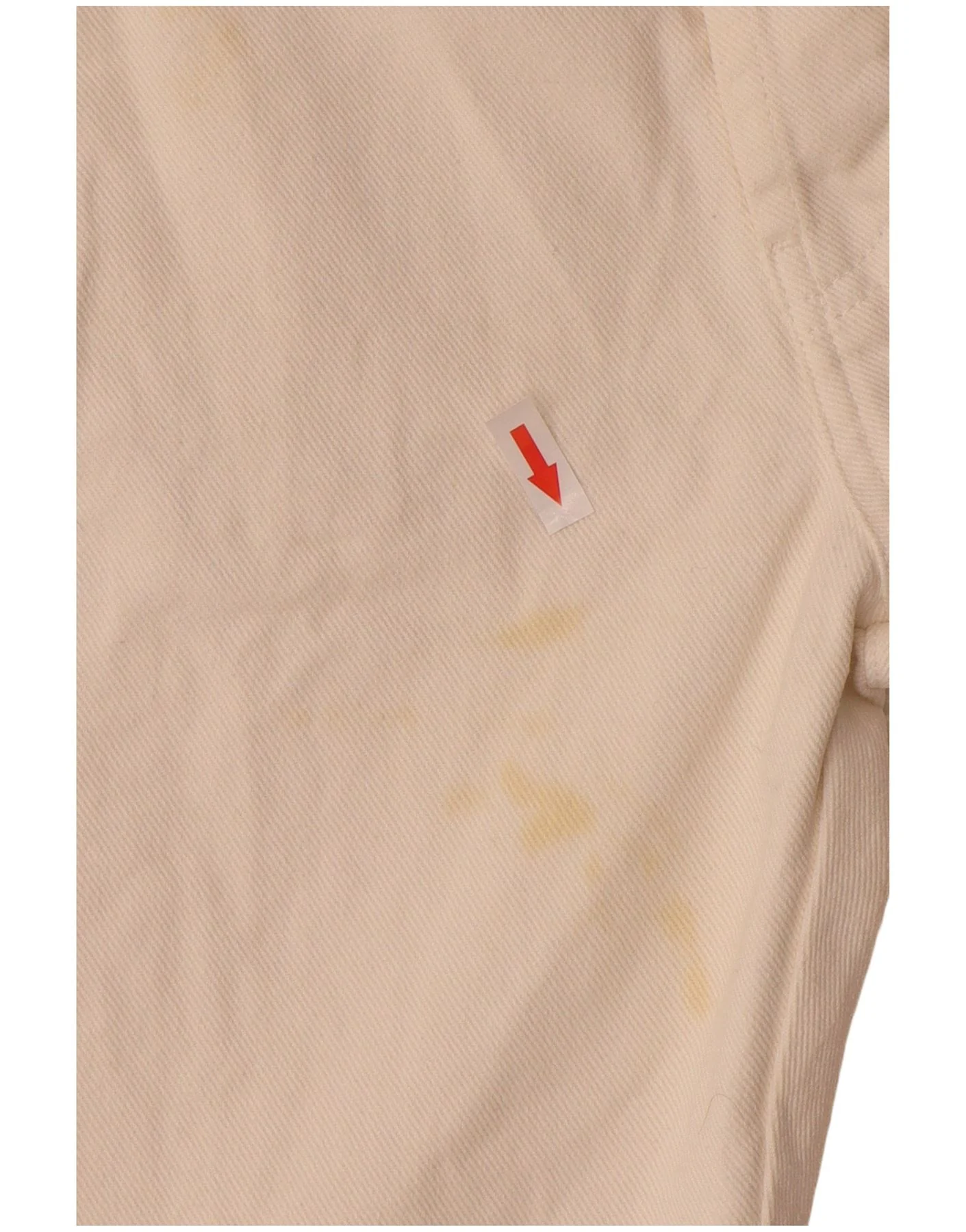 Hugo Boss Mens Straight Jeans W32 L34 Off White Cotton - Image 3