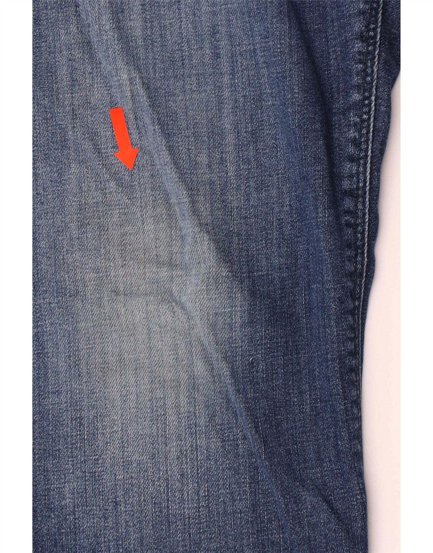 Hugo Boss Mens Stretch Slim Jeans W34 L32 Blue Cotton - Image 3