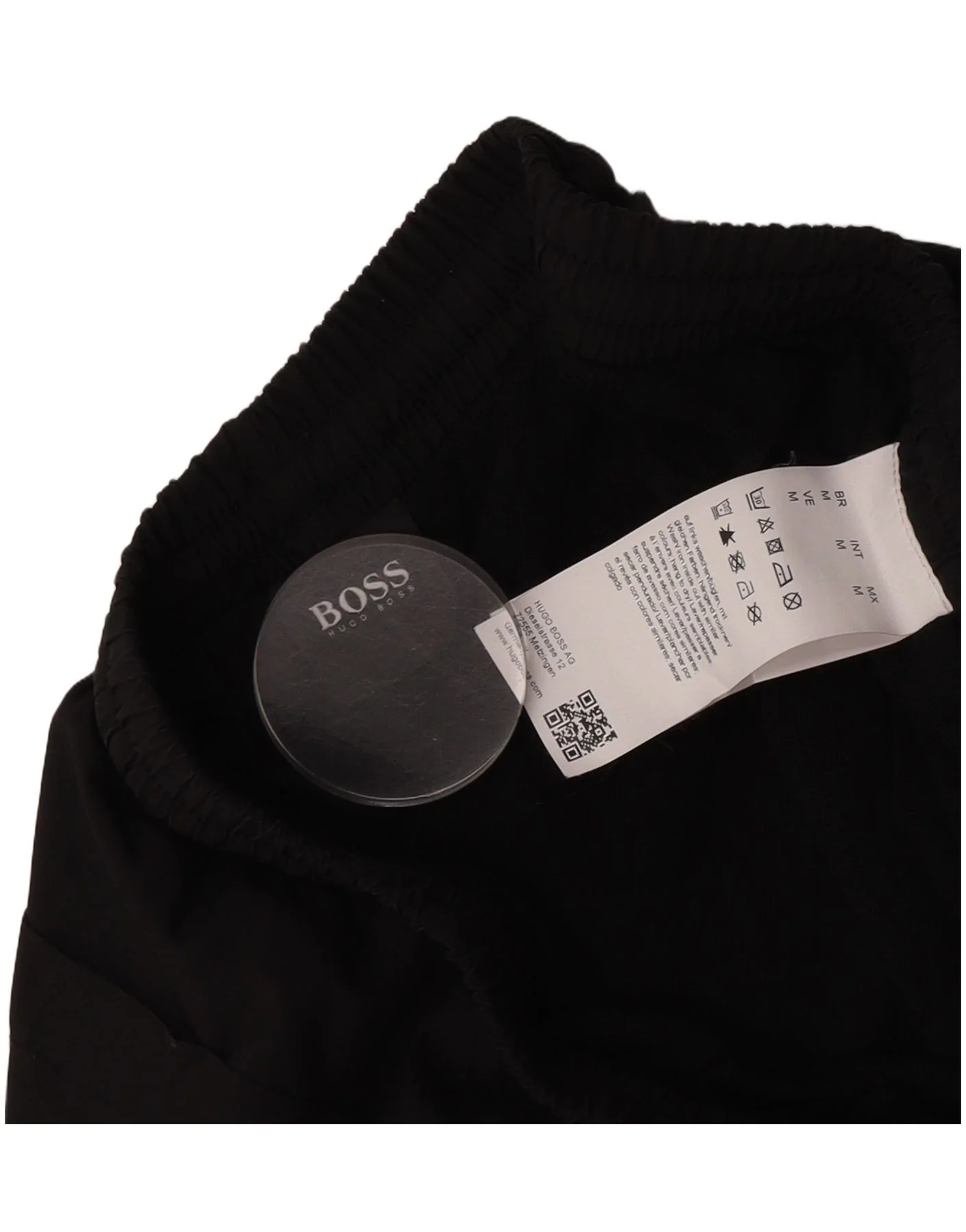 Hugo Boss Mens Swimming Shorts Medium Black Polyester - Image 3