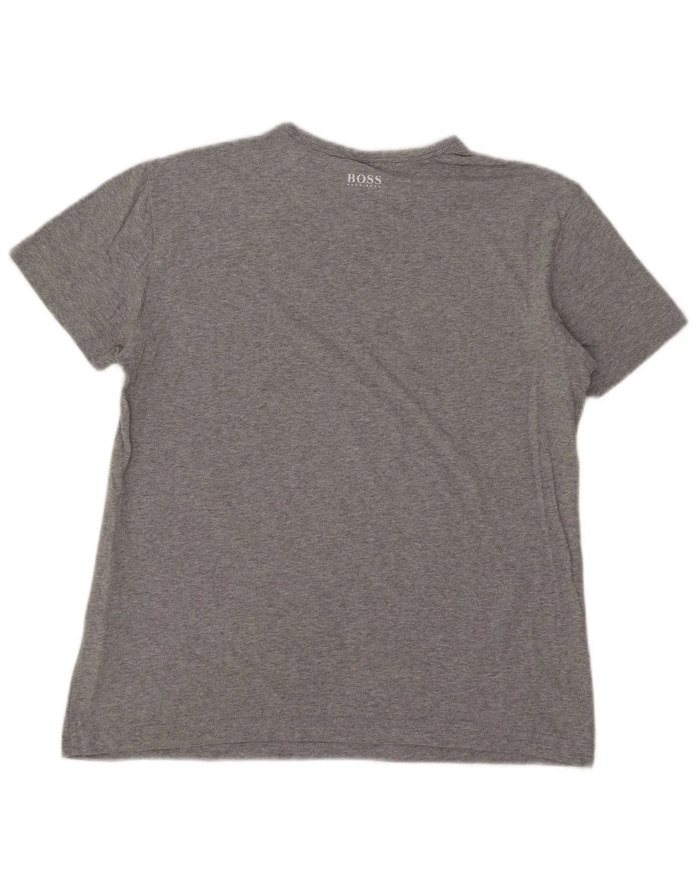 Hugo Boss Mens T-Shirt Top Small Grey Cotton - Image 2