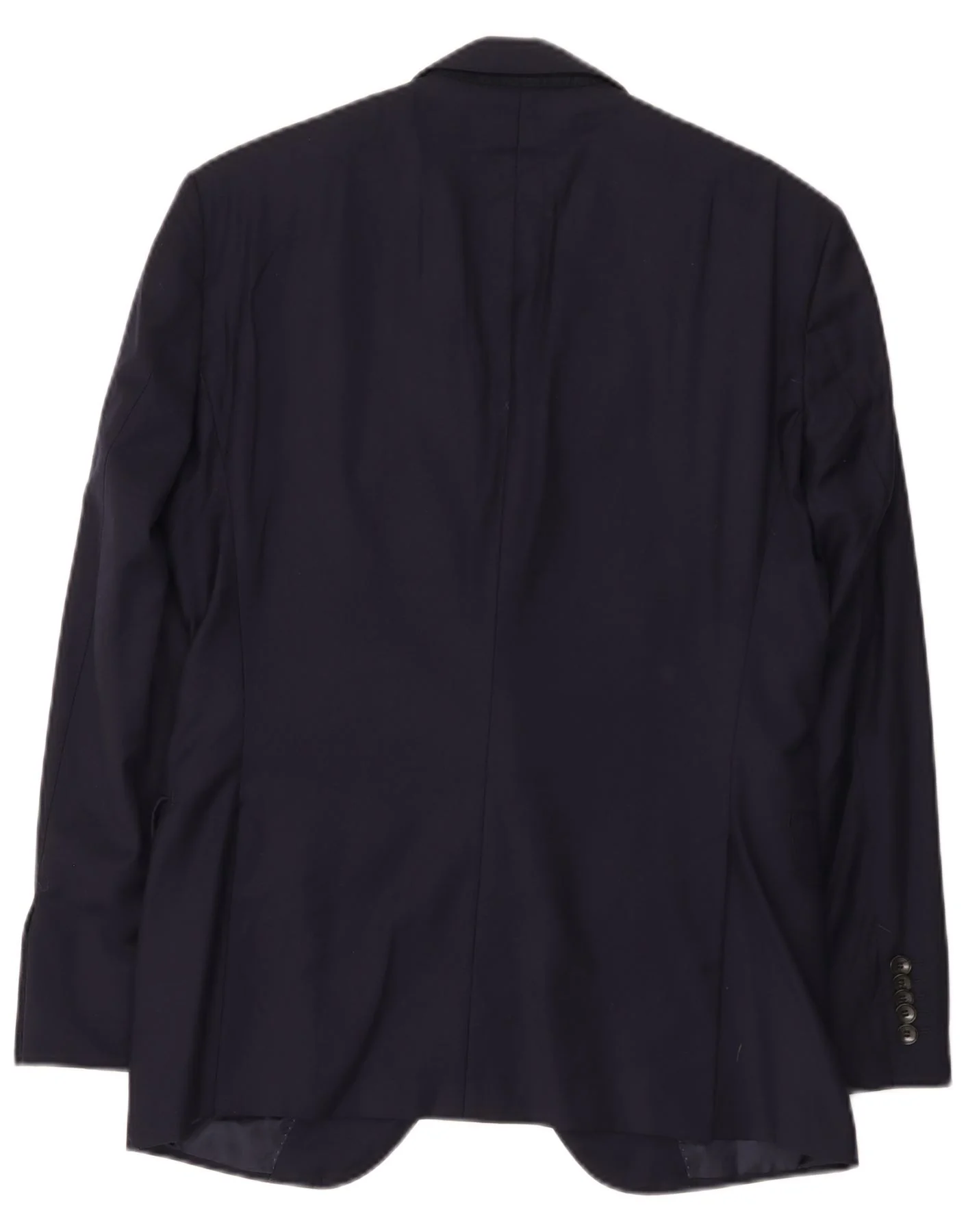 Hugo Boss Mens Tailored 2 Button Blazer Jacket UK 36 Small Navy Blue - Image 2