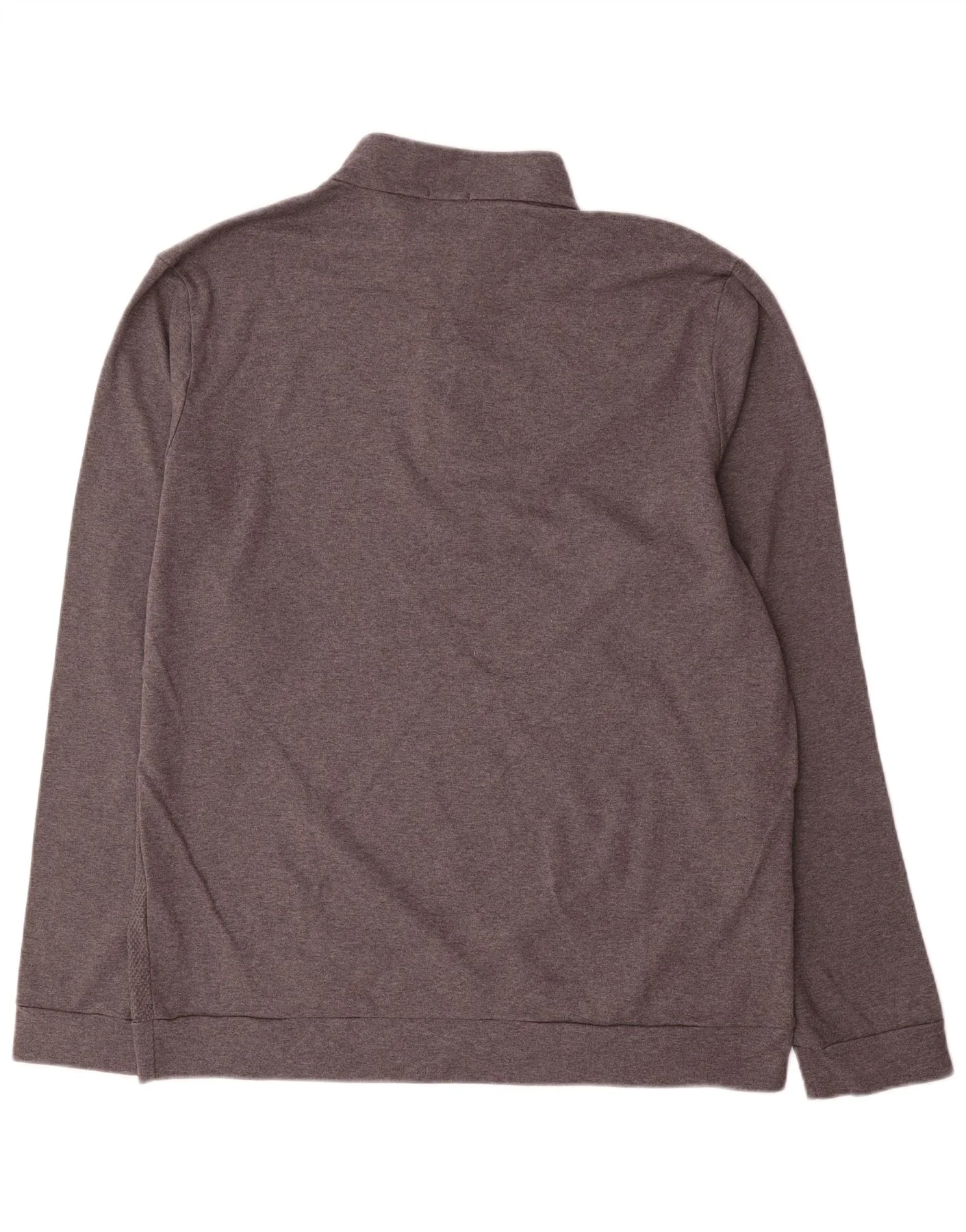 Hugo Boss Mens Zip Neck Regular Fit Sweatshirt Jumper 2XL Grey Cotton - Image 2