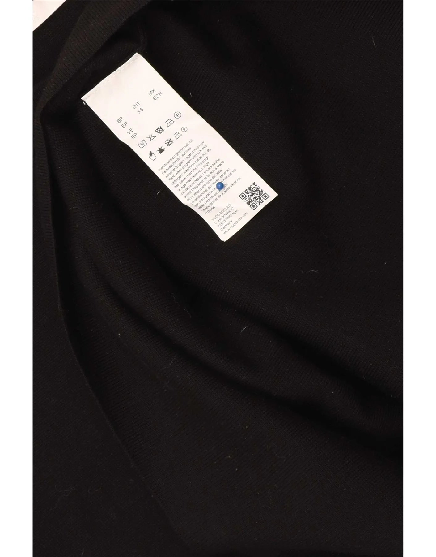Hugo Boss Womens Shift Dress UK 6 XS Black Cotton - Image 3