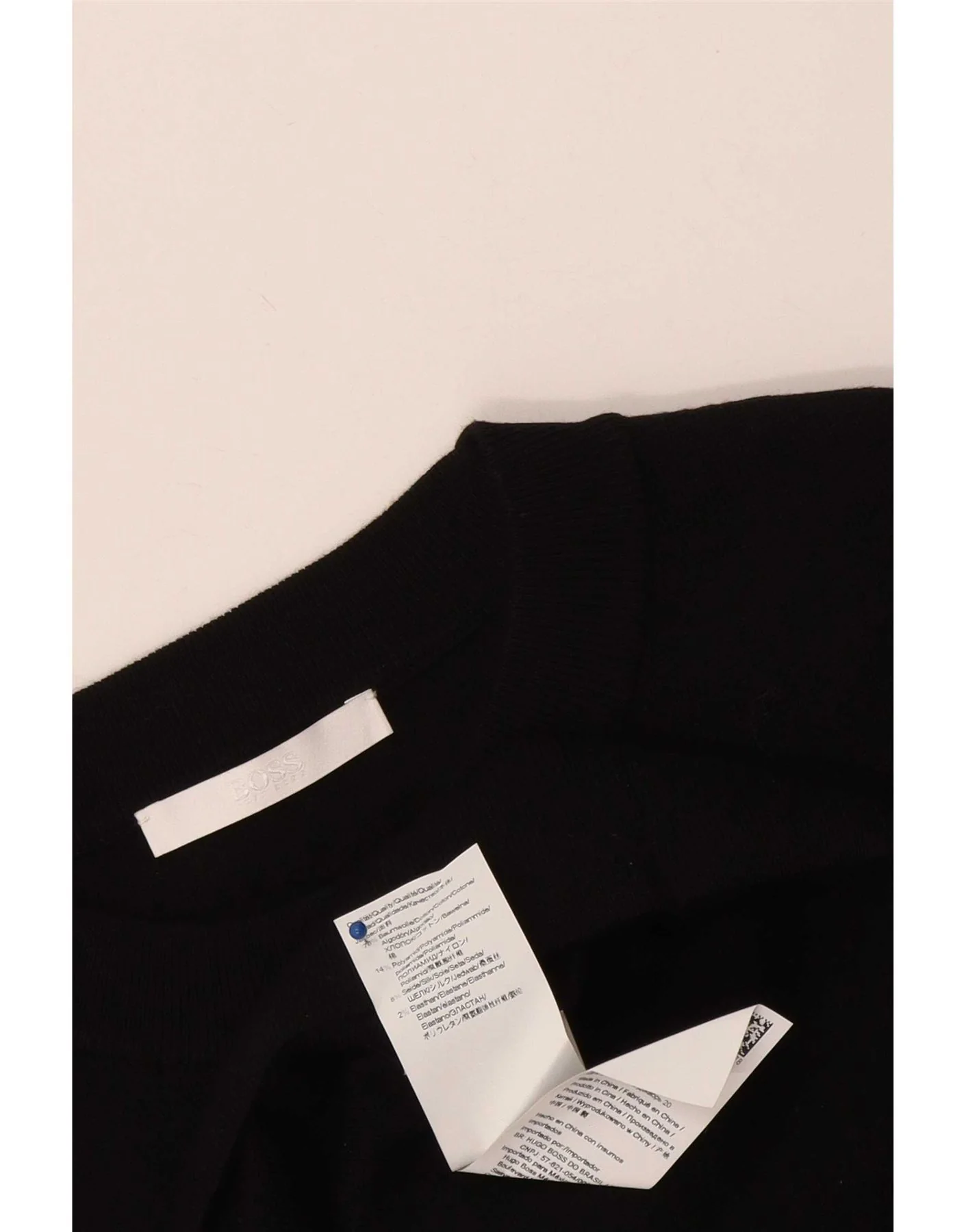 Hugo Boss Womens Shift Dress UK 6 XS Black Cotton - Image 4
