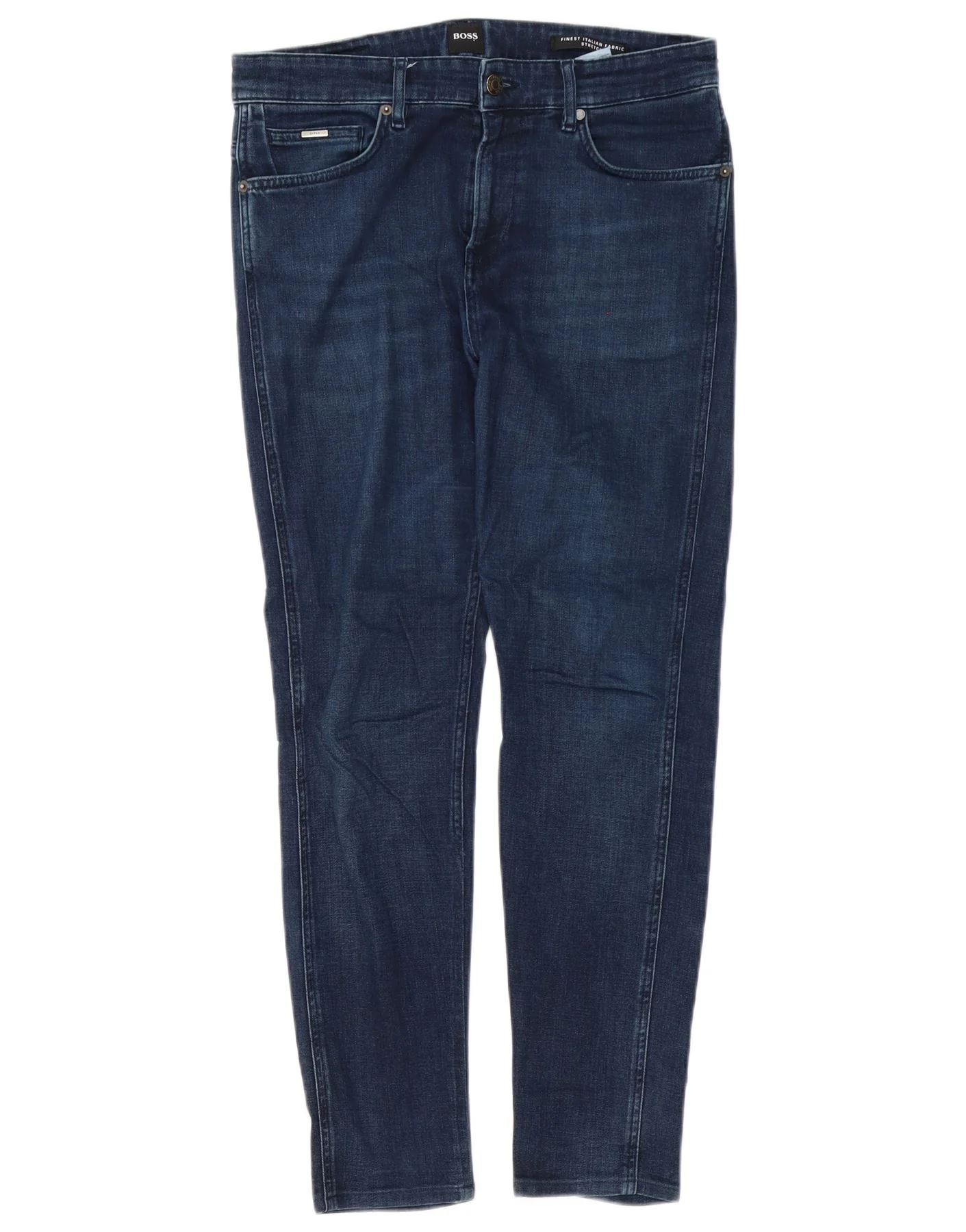 Hugo Boss Womens Stretch Skinny Jeans W30 L28 Blue Cotton