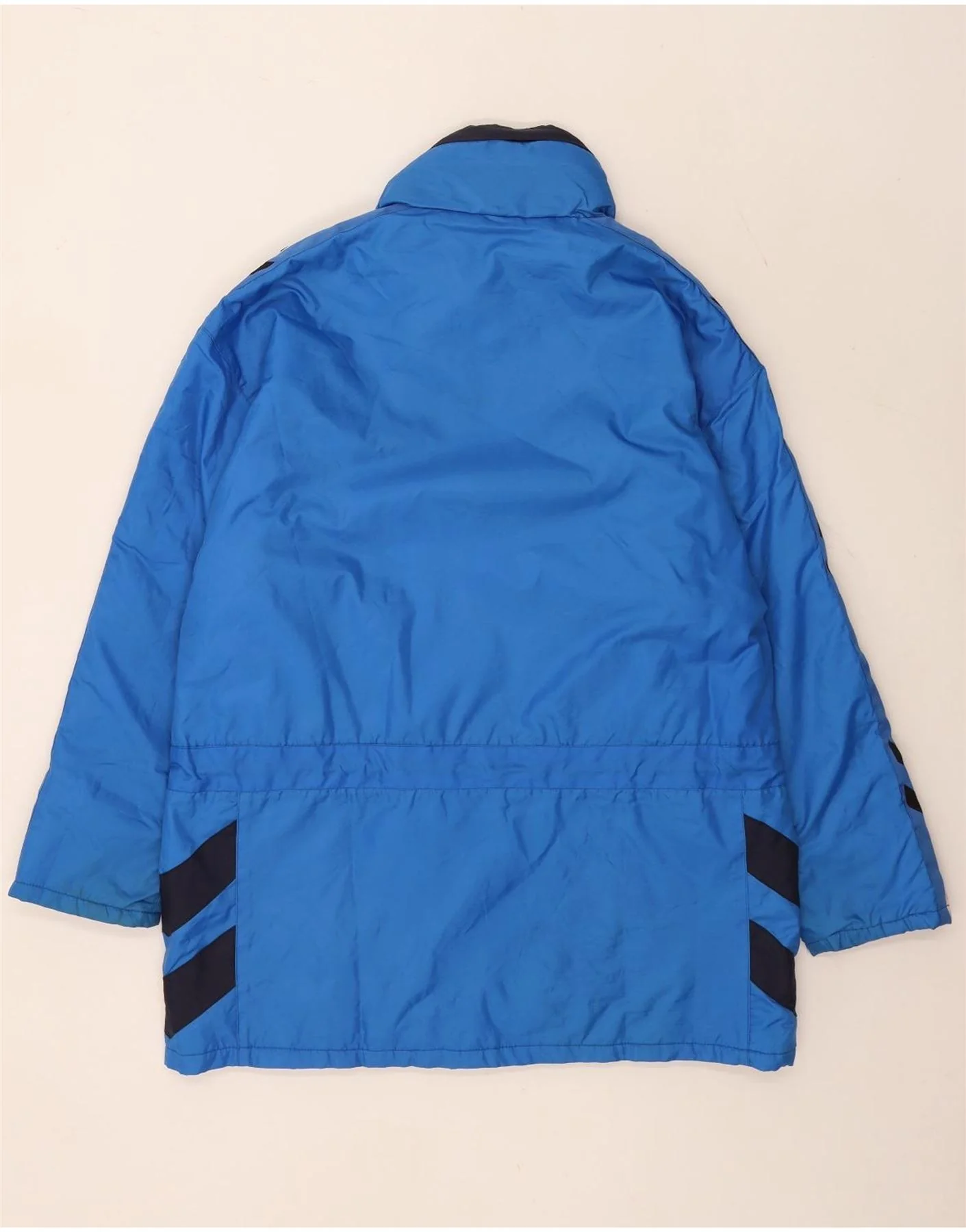 Hummel Mens Loose Fit Graphic Windbreaker Jacket UK 38 Medium Blue - Image 2