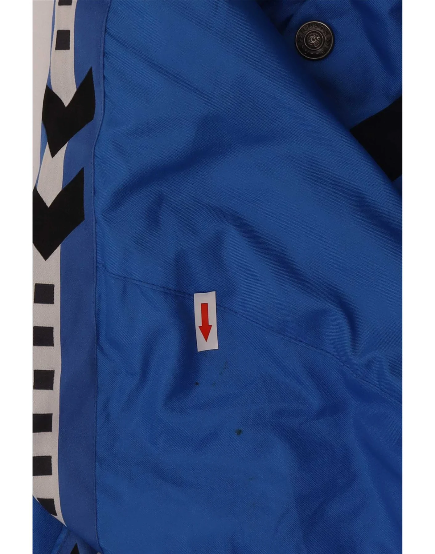 Hummel Mens Loose Fit Graphic Windbreaker Jacket UK 38 Medium Blue - Image 3