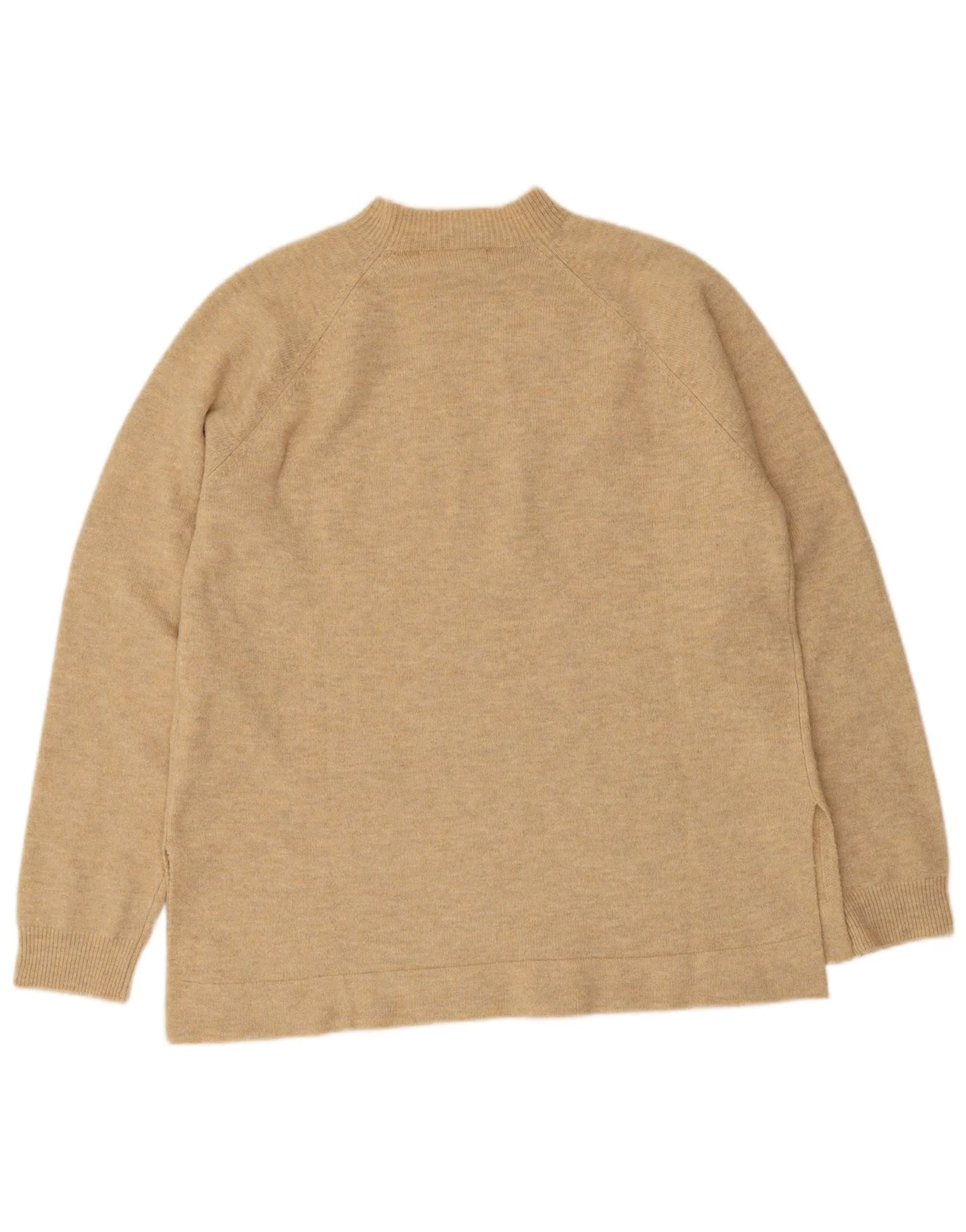 Indi & Cold Womens Turtle Neck Jumper Sweater UK 14 Medium Beige Polyester - Image 2