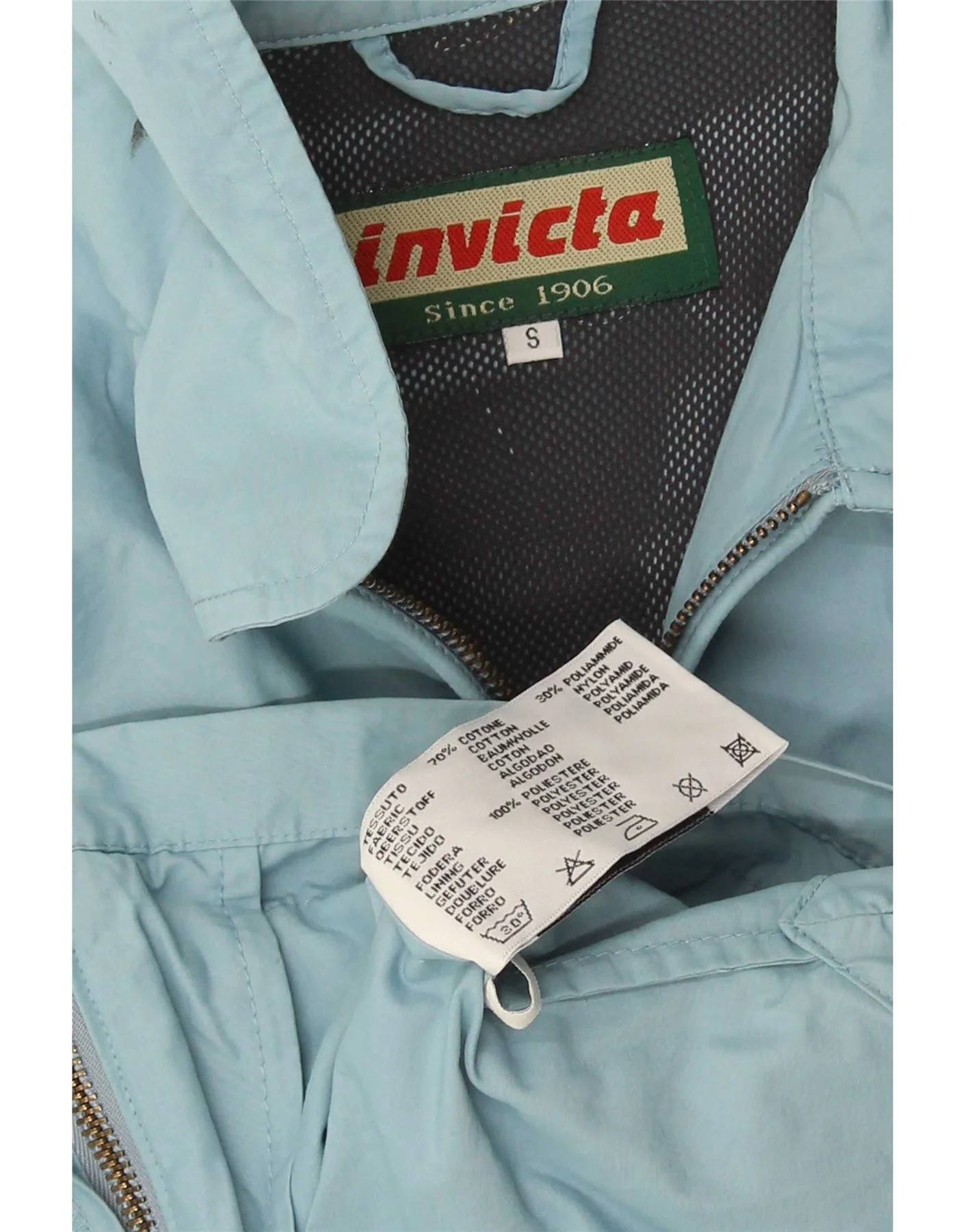 Invicta Womens Utility Jacket UK 10 Small Blue Cotton - Image 3