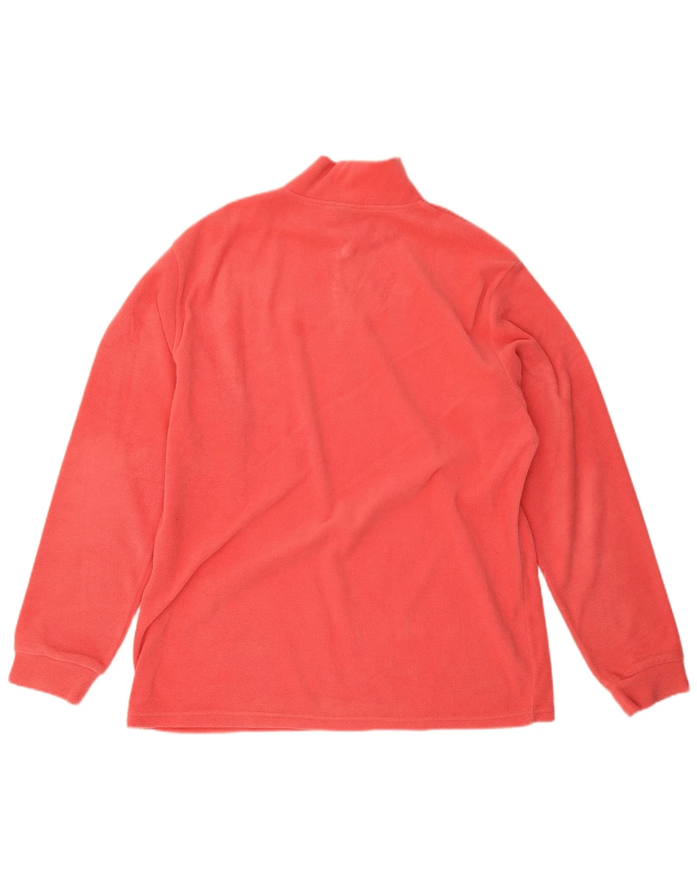 Invicta Womens Zip Neck Fleece Jumper 2XL Red Polyester - Image 2