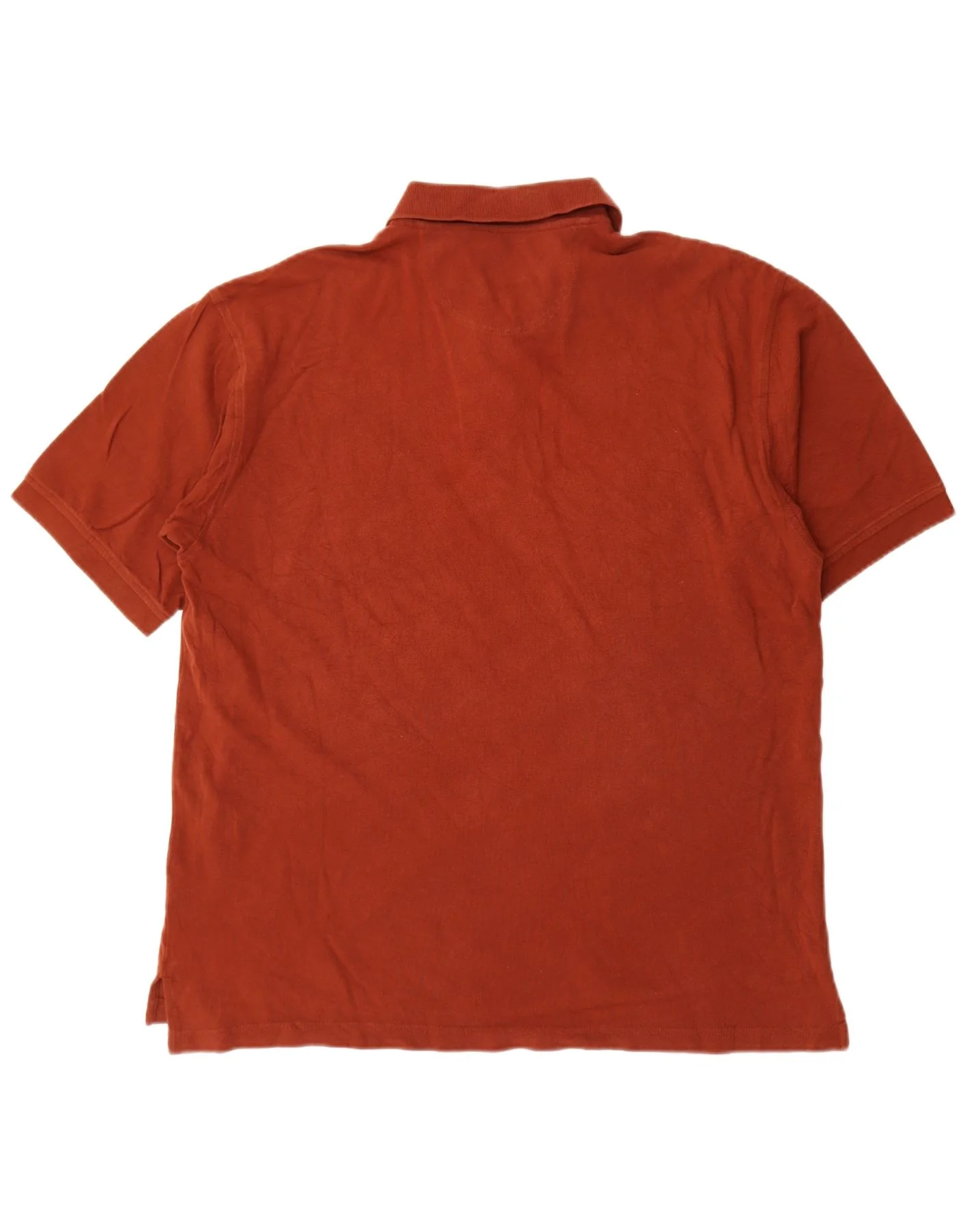 Izod Mens Polo Shirt Large Maroon Cotton - Image 2
