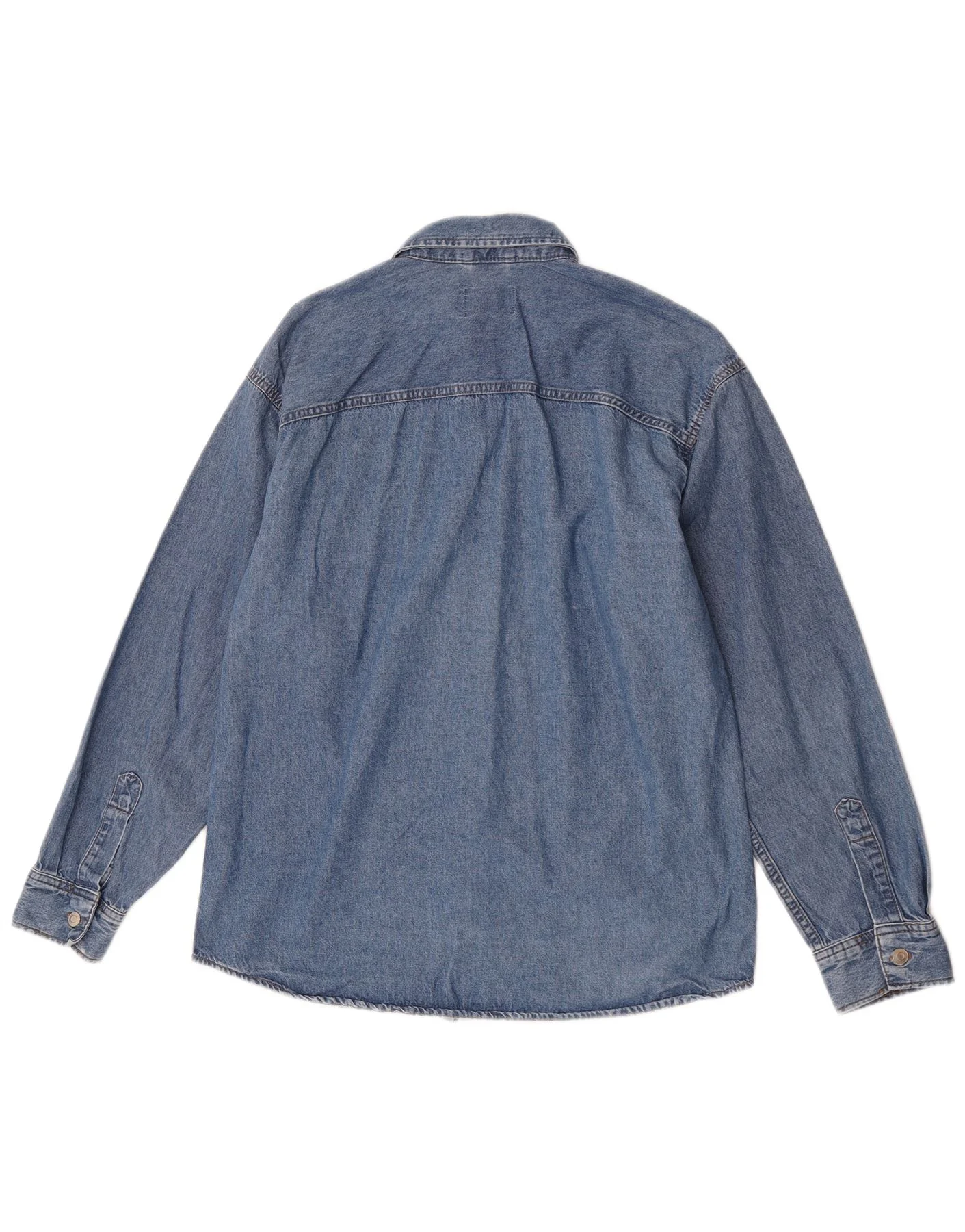 Jack & Jones Mens Denim Shirt Large Blue Cotton - Image 2