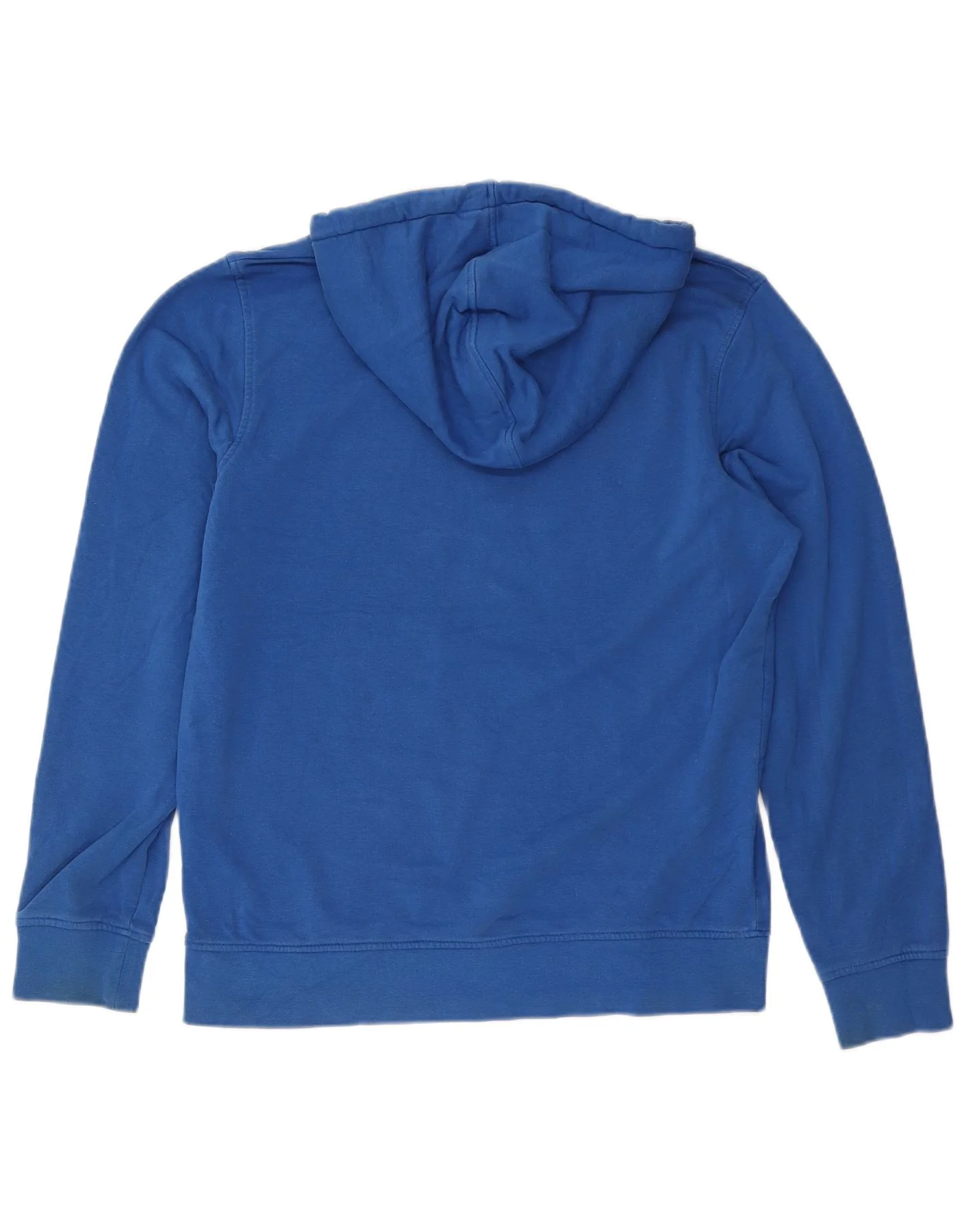 Jack & Jones Mens Graphic Hoodie Jumper Large Blue Cotton - Image 2