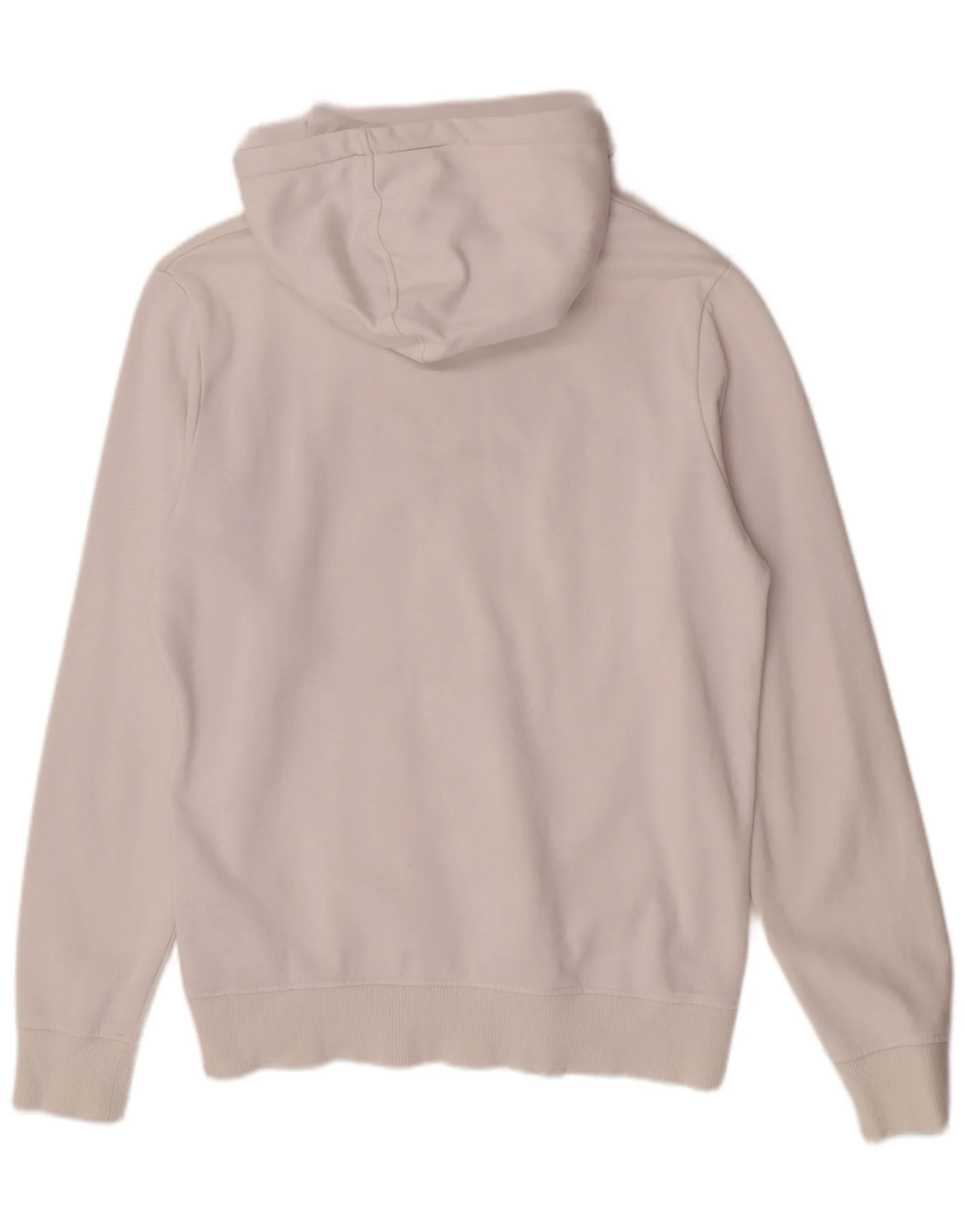 Jack & Jones Mens Graphic Hoodie Jumper Small White Cotton - Image 2