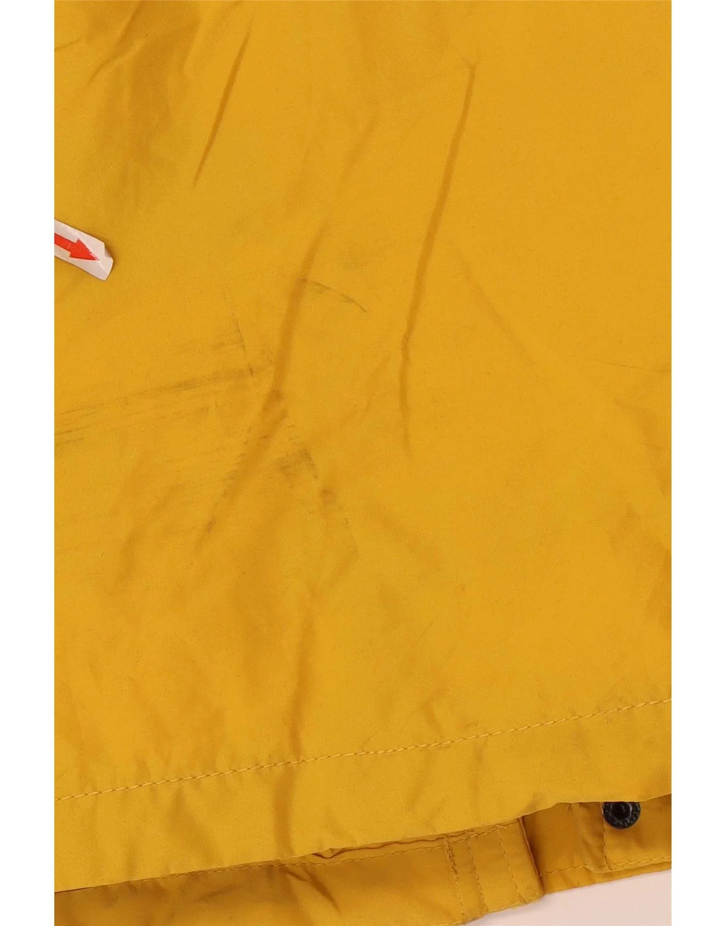 Jack & Jones Mens Hooded Parka Jacket UK 46 3XL Yellow Polyester - Image 3