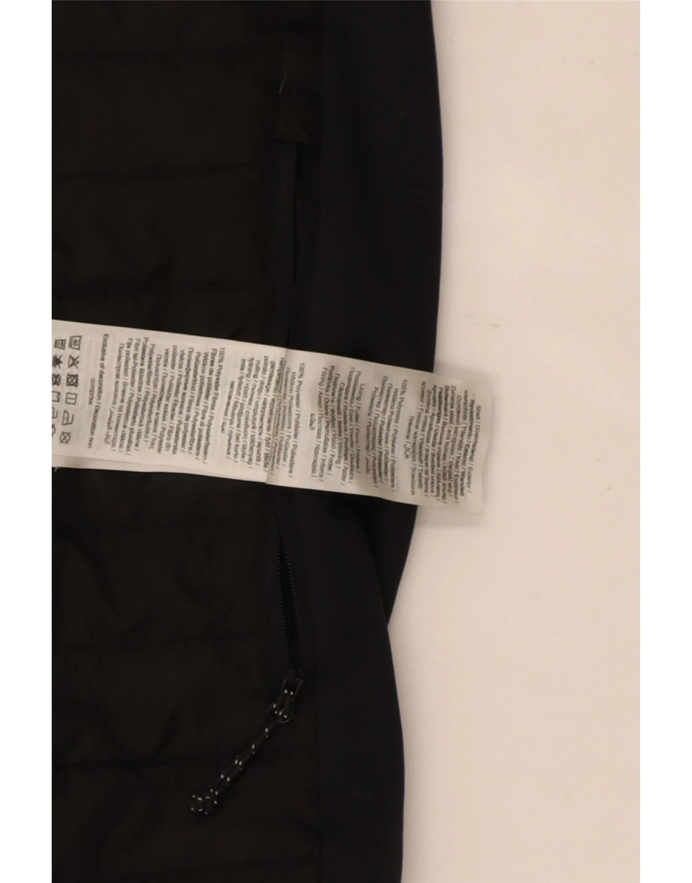Jack & Jones Mens Padded Gilet UK 40 Large Black Colourblock Polyester - Image 3