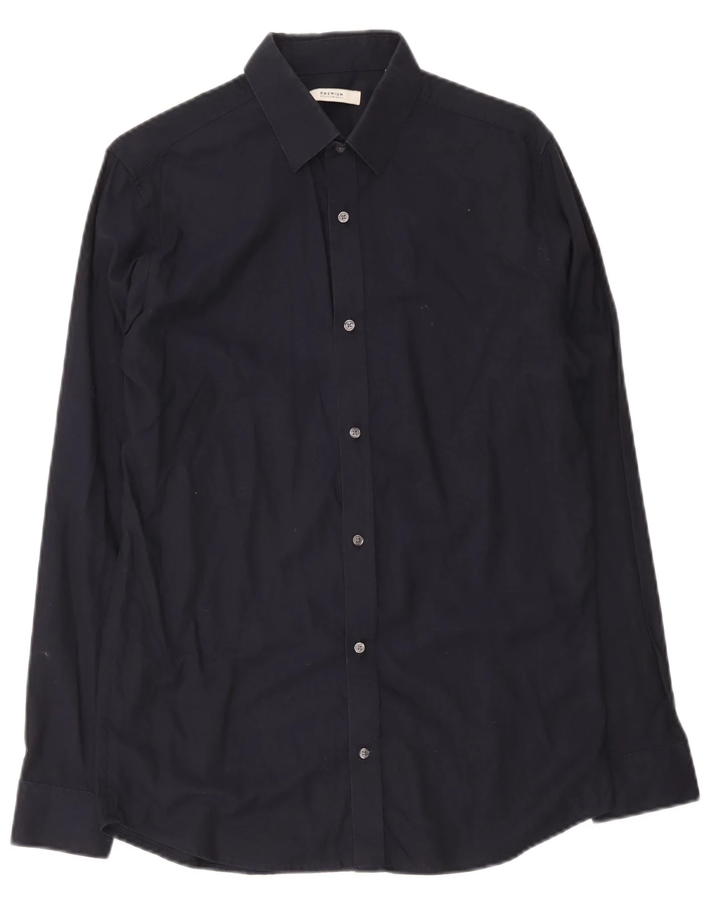 Jack & Jones Mens Premium Shirt Medium Navy Blue Cotton
