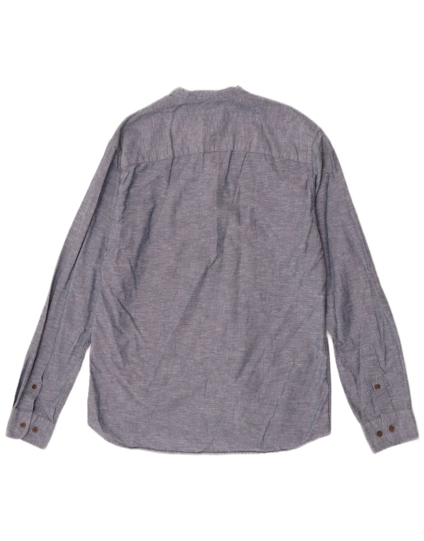 Jack & Jones Mens Premium Slim Pullover Shirt Small Navy Blue Flecked - Image 2