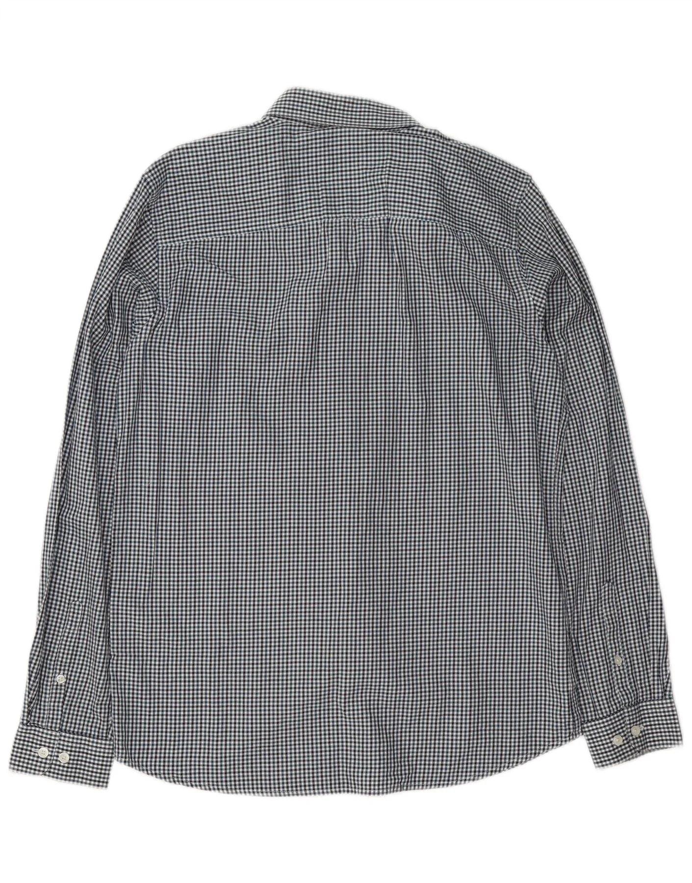 Jack & Jones Mens Shirt Large Blue Gingham Cotton - Image 2