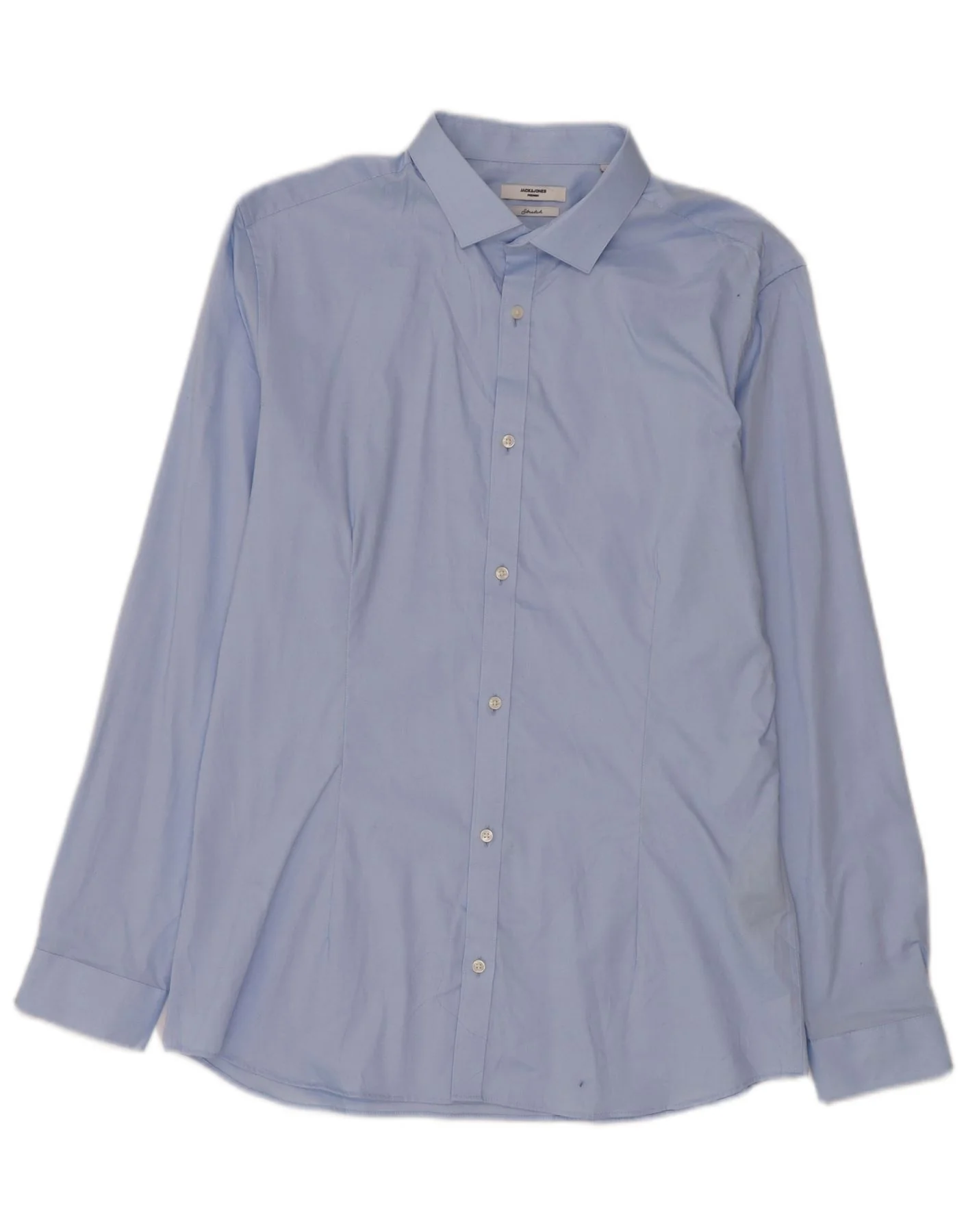 Jack & Jones Mens Shirt XL Blue Cotton