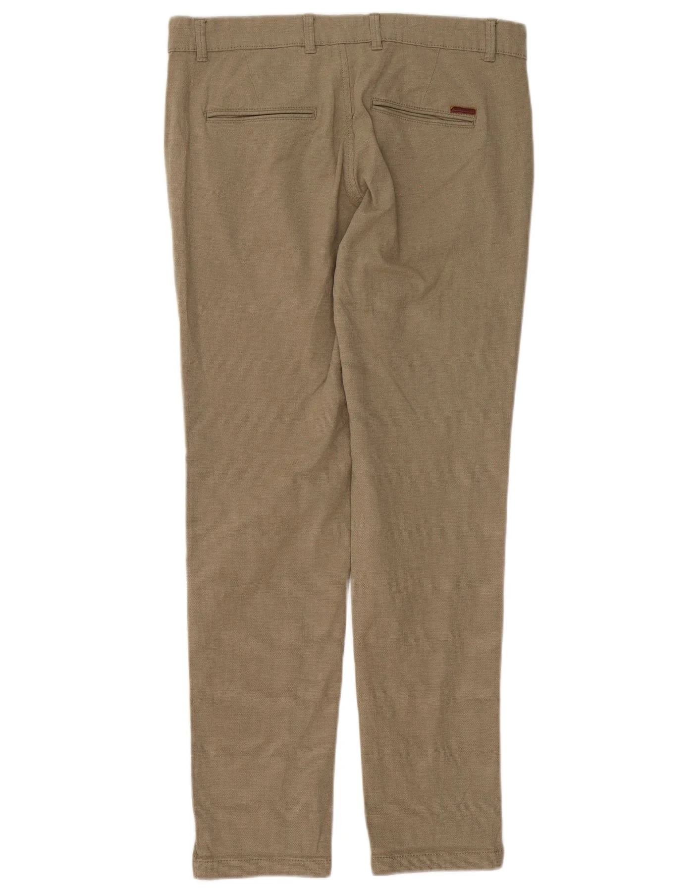 Jack & Jones Mens Slim Chino Trousers W32 L32 Khaki Cotton - Image 2