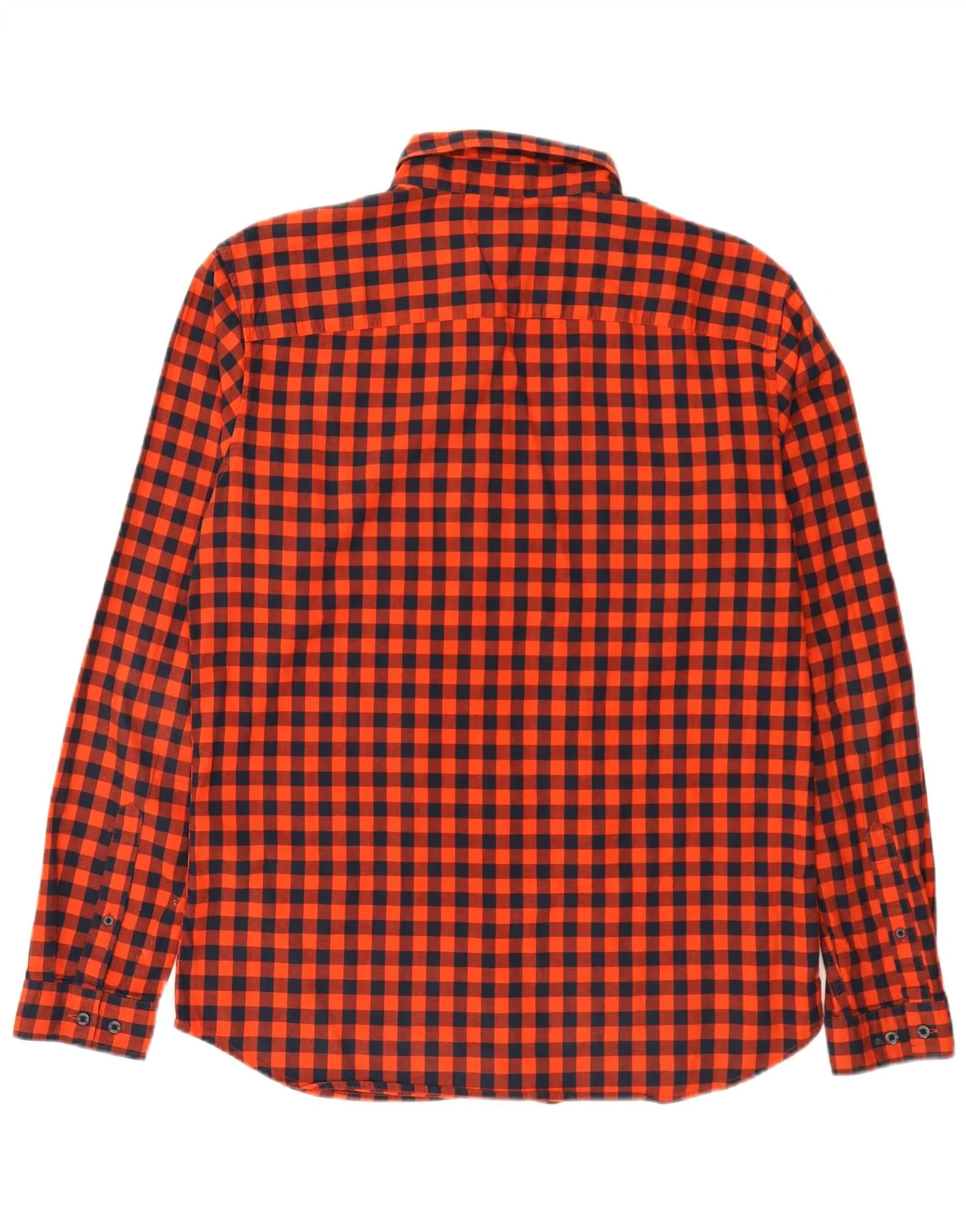 Jack & Jones Mens Slim Fit Shirt XL Red Gingham Cotton - Image 2