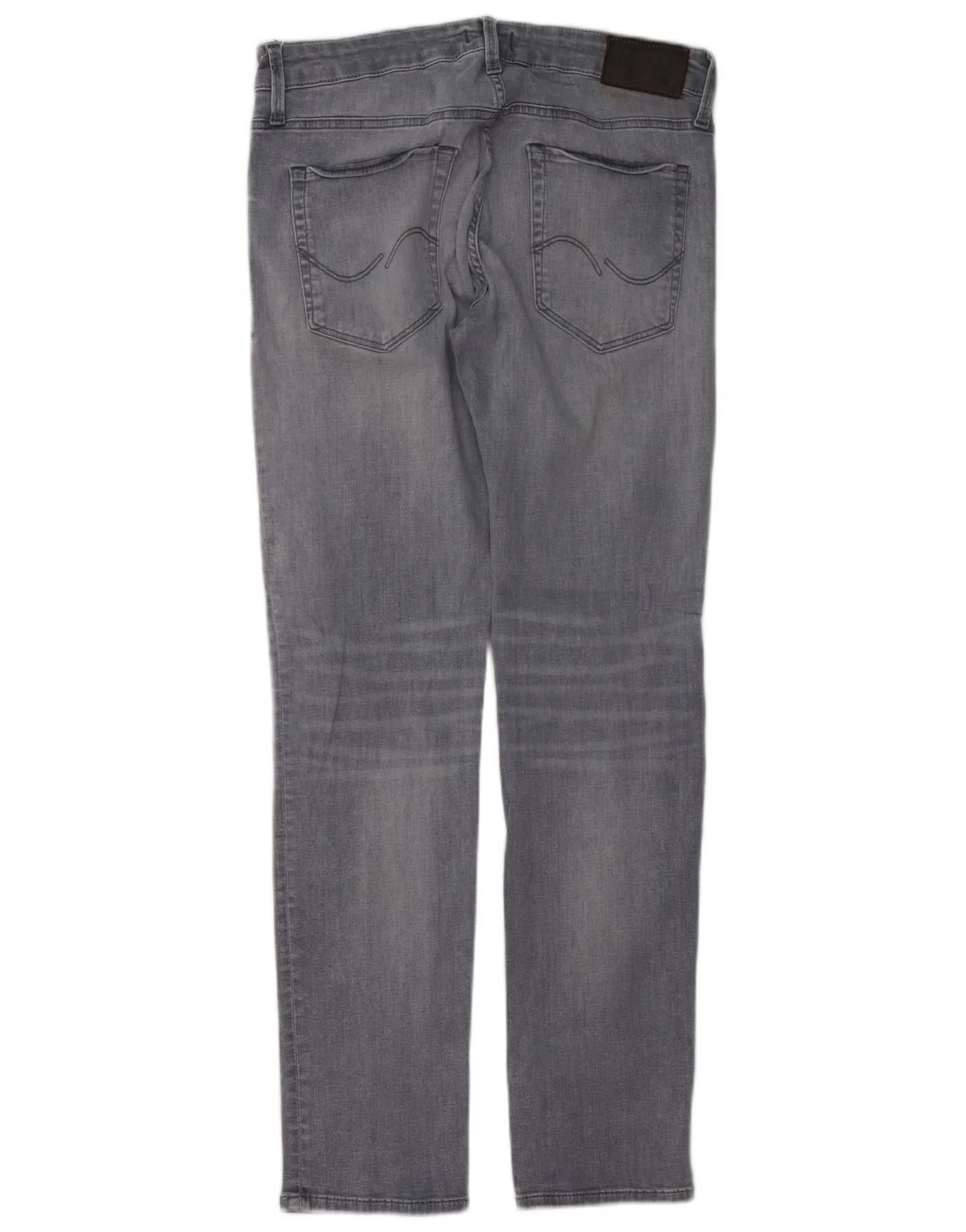 Jack & Jones Mens Slim Jeans W32 L30 Grey Cotton - Image 2