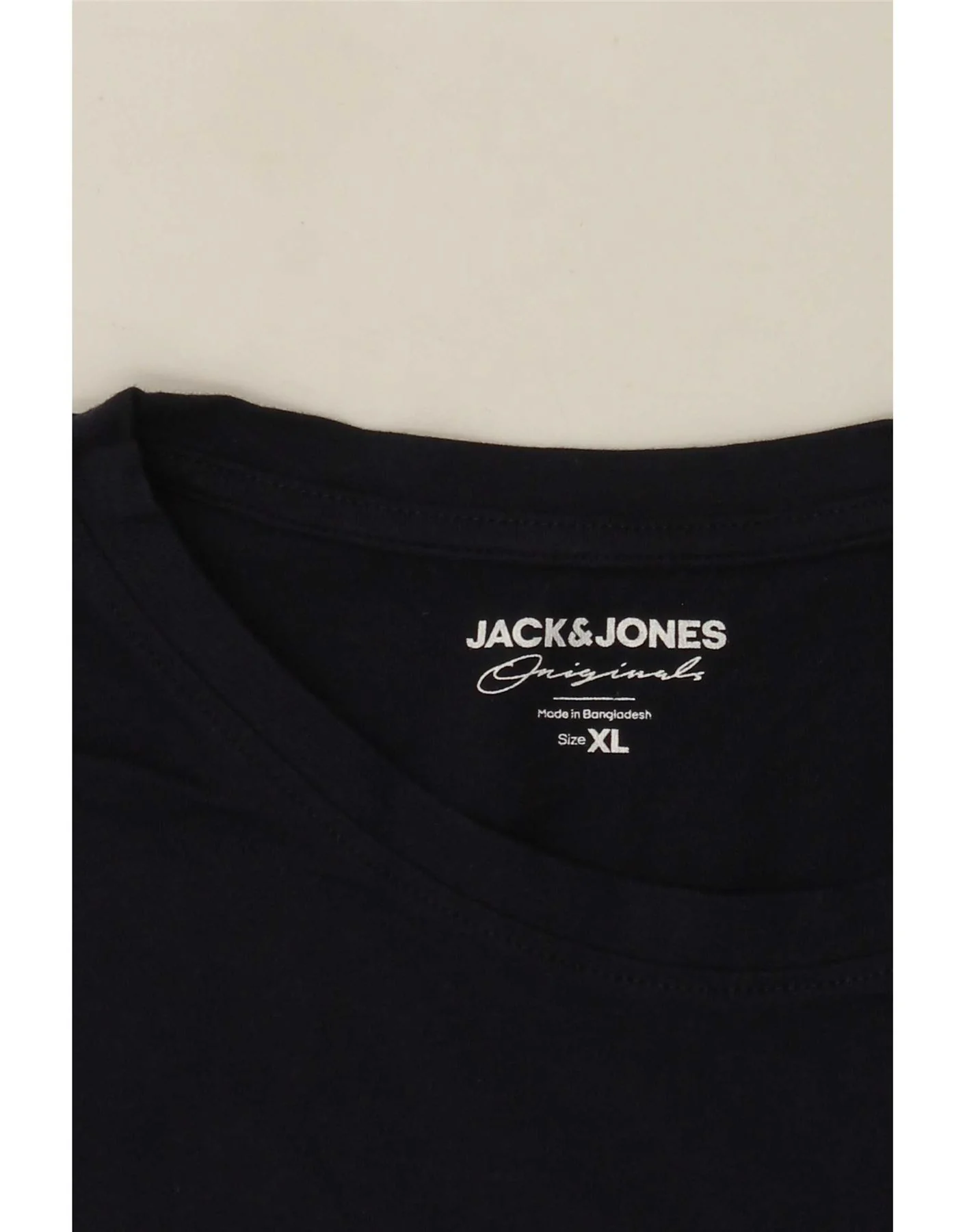 Jack & Jones Mens T-Shirt Top XL Navy Blue - Image 3