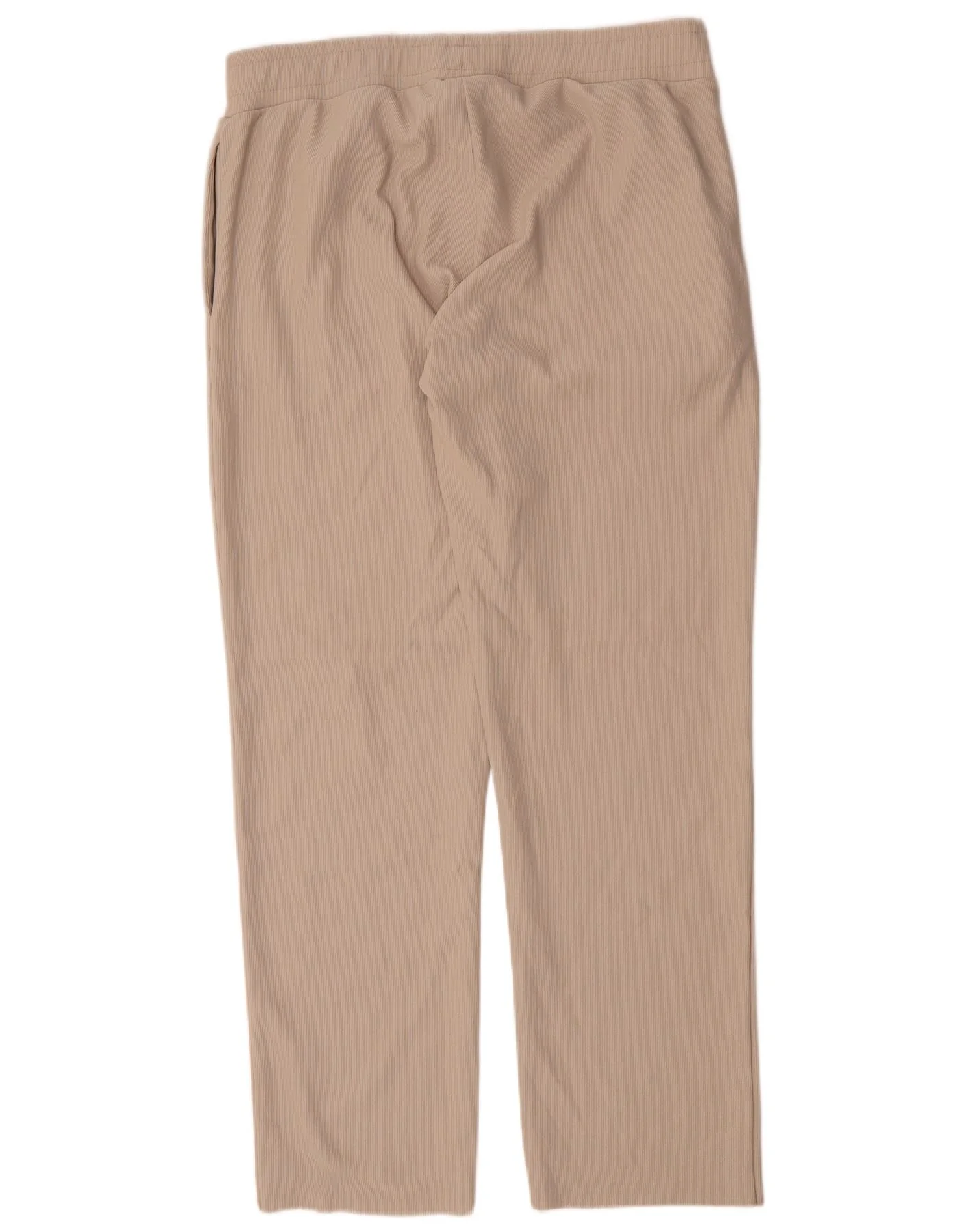 Jack & Jones Mens Tracksuit Trousers Large Beige Polyester - Image 2