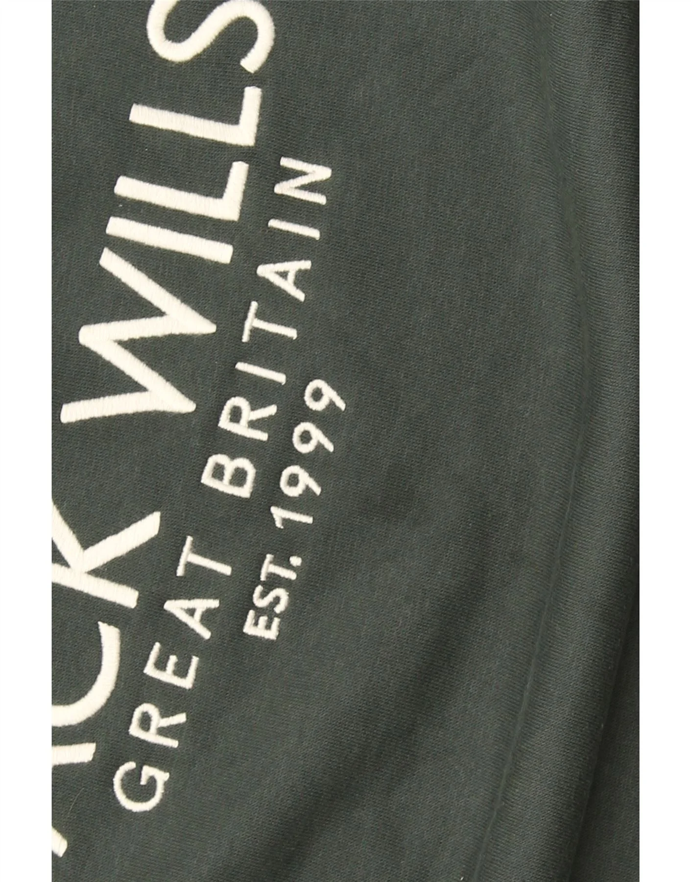Jack Wills Mens Graphic Sweatshirt Jumper XL Khaki Cotton - Image 3