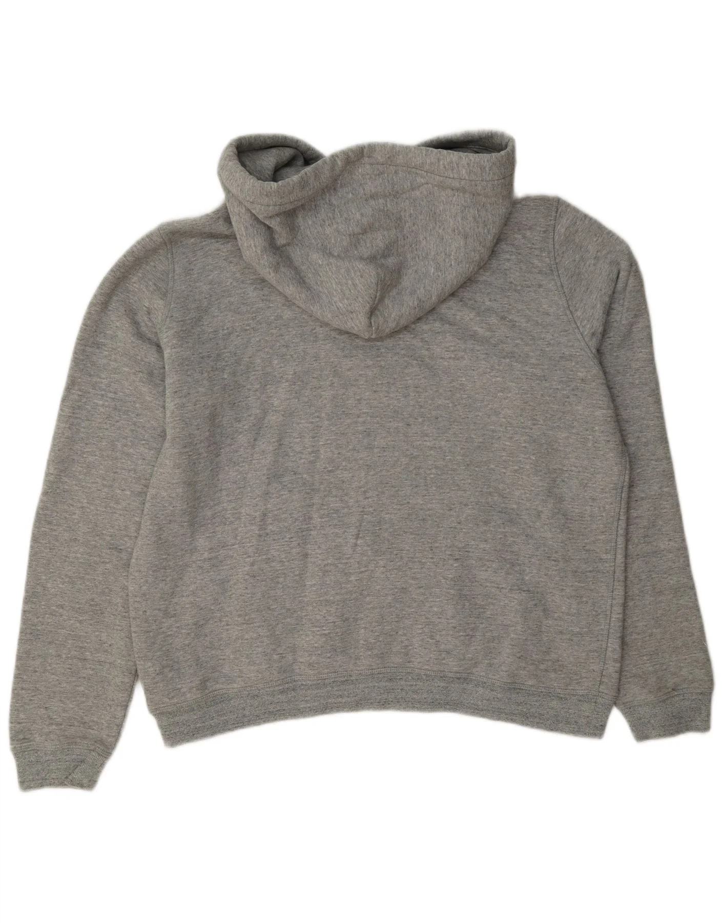 Jack Wills Womens Hoodie Jumper UK 16 Large Grey Flecked Cotton - Image 2