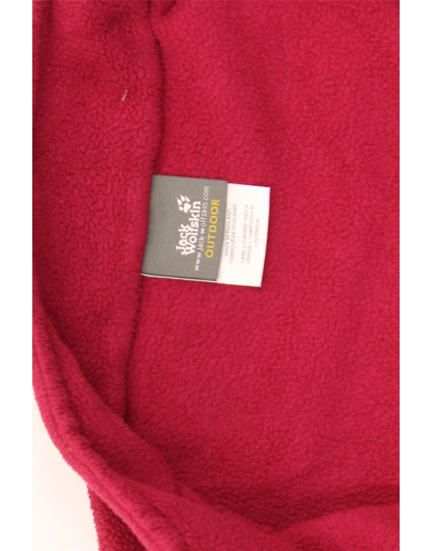 Jack Wolfskin Womens Liner Fleece Jacket UK 12/14 Medium Pink - Image 4