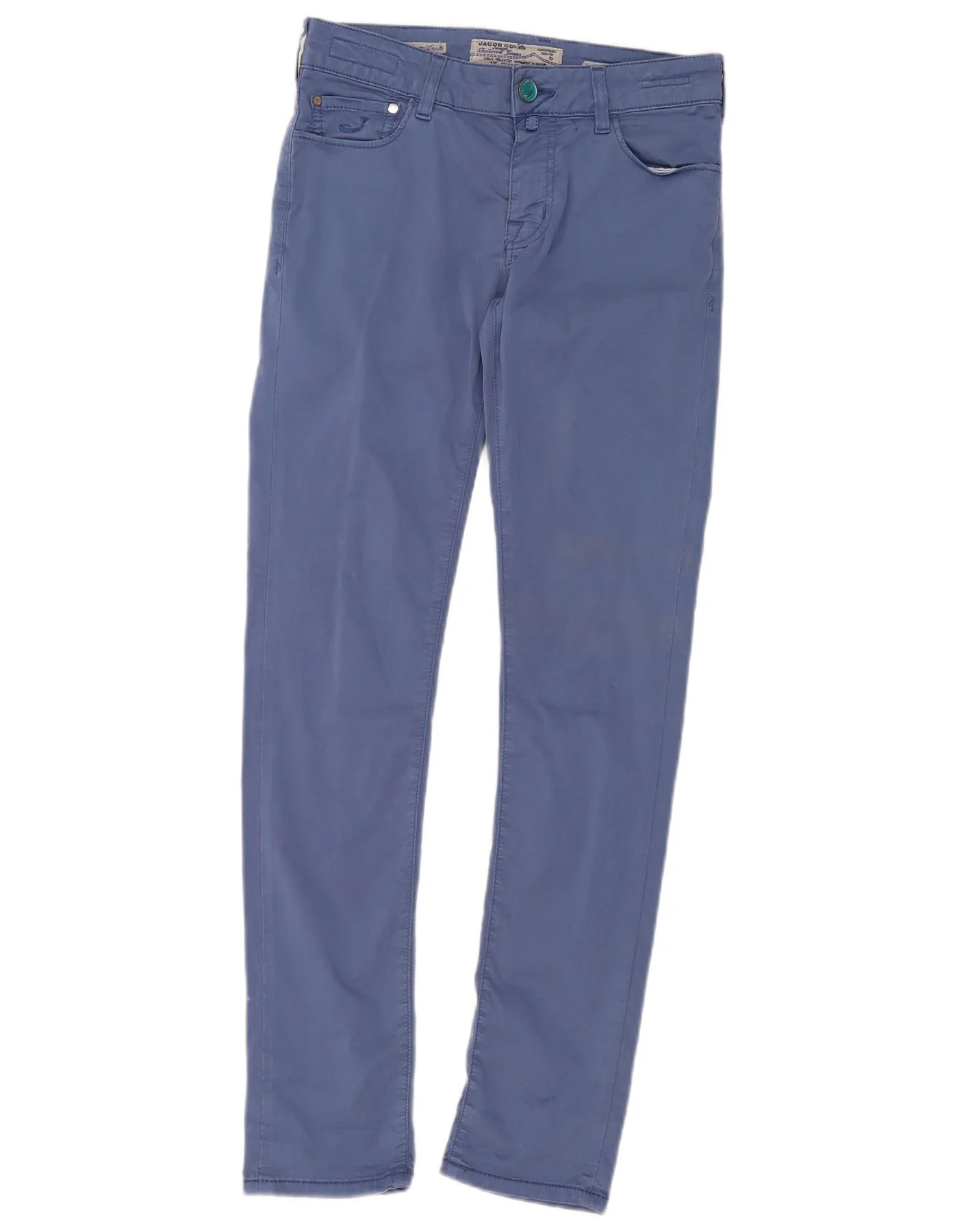 Jacob Cohen Womens Slim Casual Trousers W30 L31 Blue
