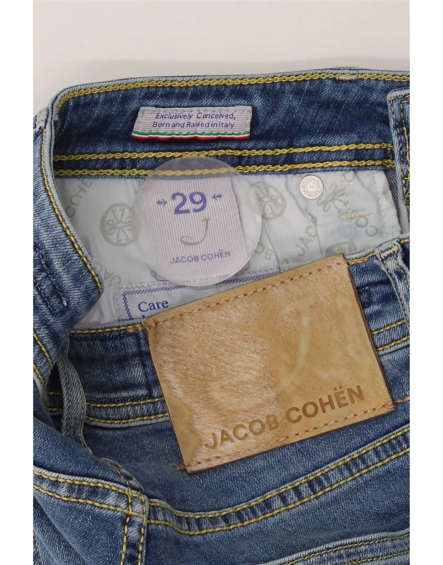 Jacob Cohen Womens Slim Jeans W29 L26 Blue Cotton - Image 3