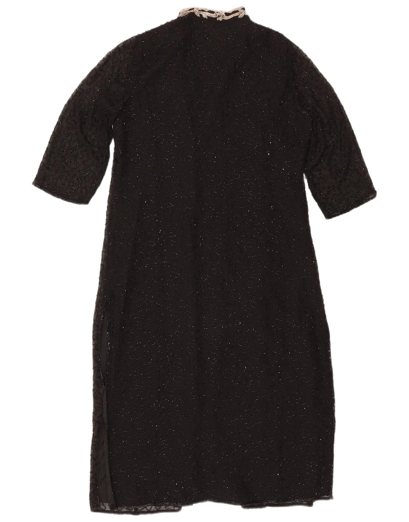 Jacques Vert Womens Evening 3/4 Sleeve Cardigan Top UK 12 Medium Black - Image 2
