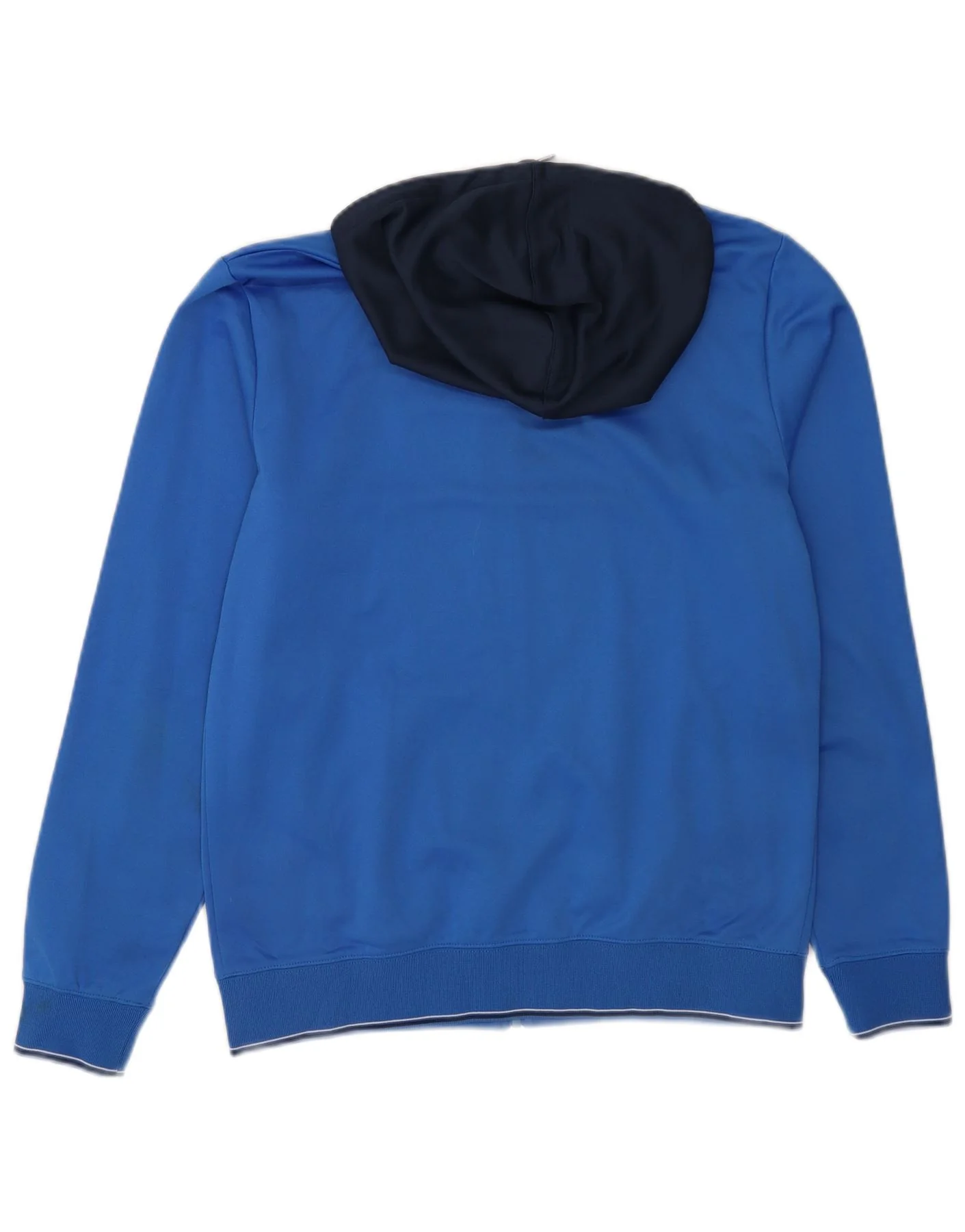 Joma Mens Isonzo Calcio Zip Hoodie Sweater Medium Blue Colourblock Sports - Image 2