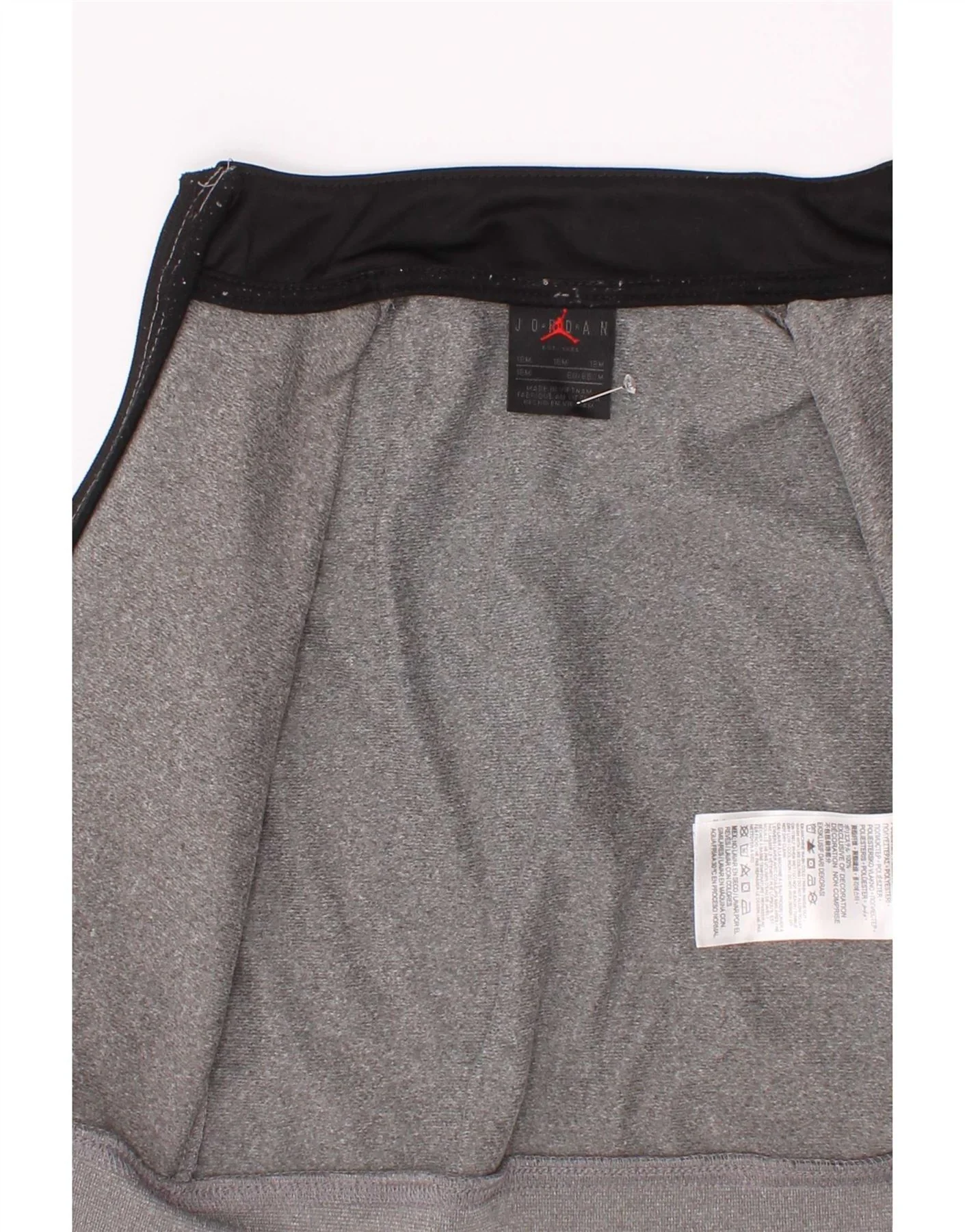 Jordan Baby Boys Graphic Tracksuit Top Jacket 12-18 Months Grey Colourblock - Image 4