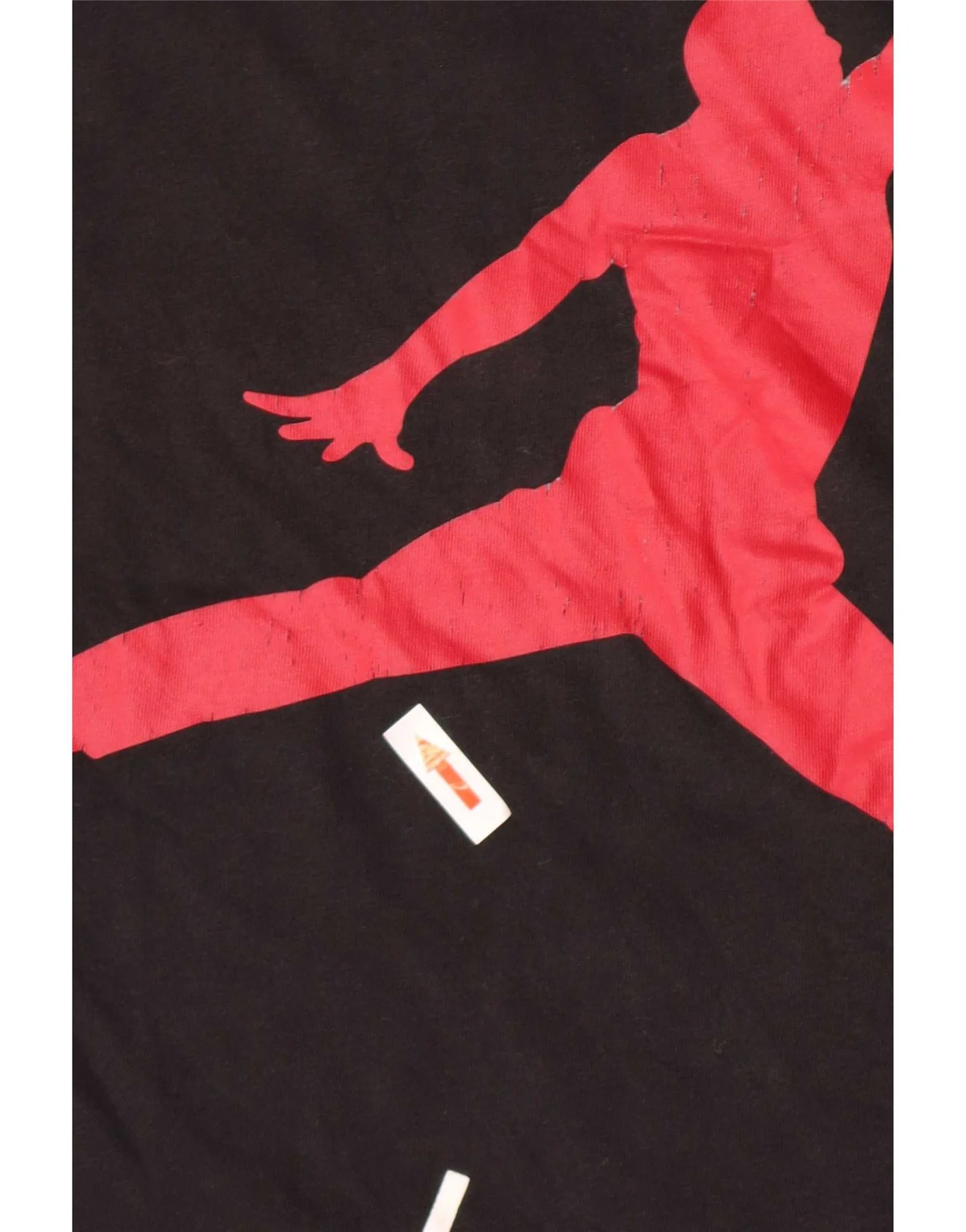 Jordan Boys Graphic T-Shirt Top 8-9 Years Small Black Cotton - Image 3