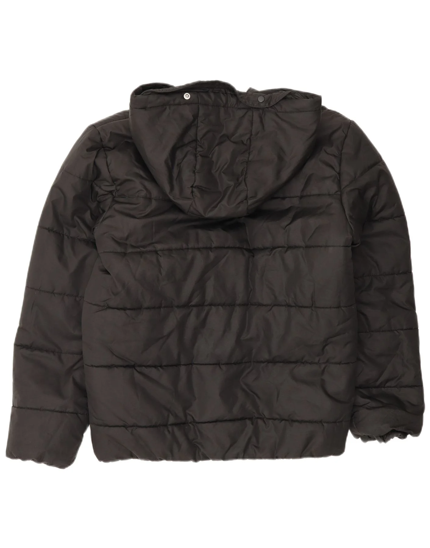 Jordan Boys Hooded Padded Jacket 13-14 Years Black Polyester - Image 2