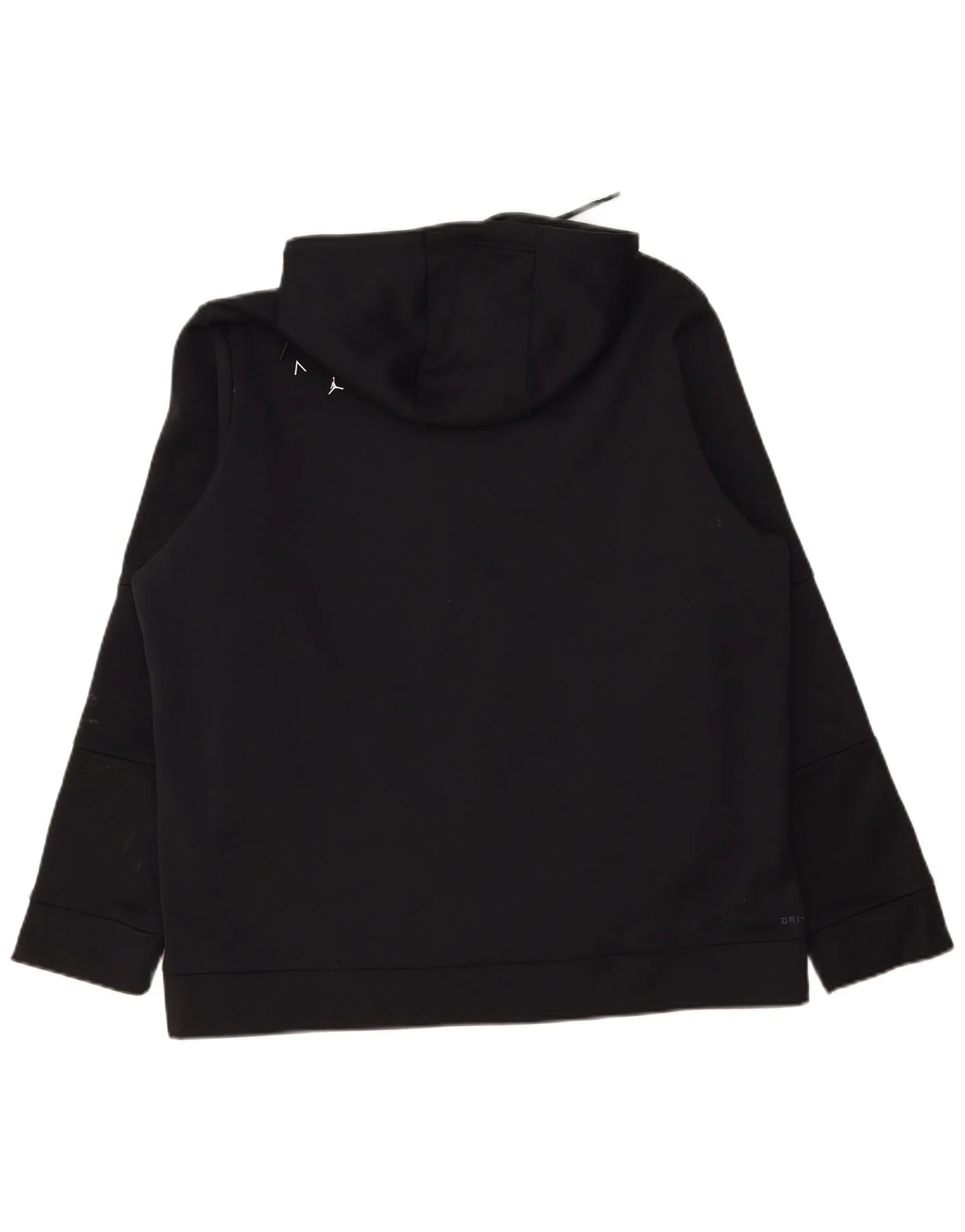 Jordan Mens Graphic Standard Fit Hoodie Jumper 2XL Black Polyester - Image 2