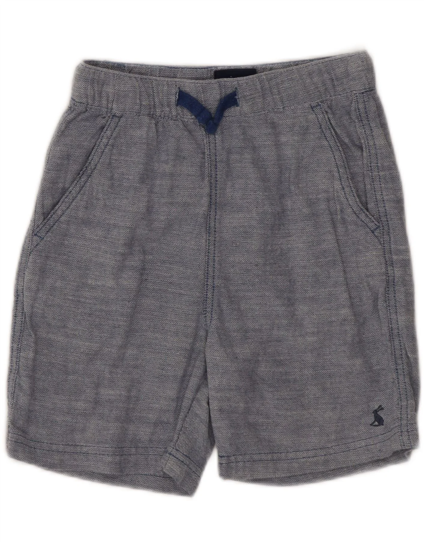 Joules Boys Chino Shorts 7-8 Years W22 Blue Cotton