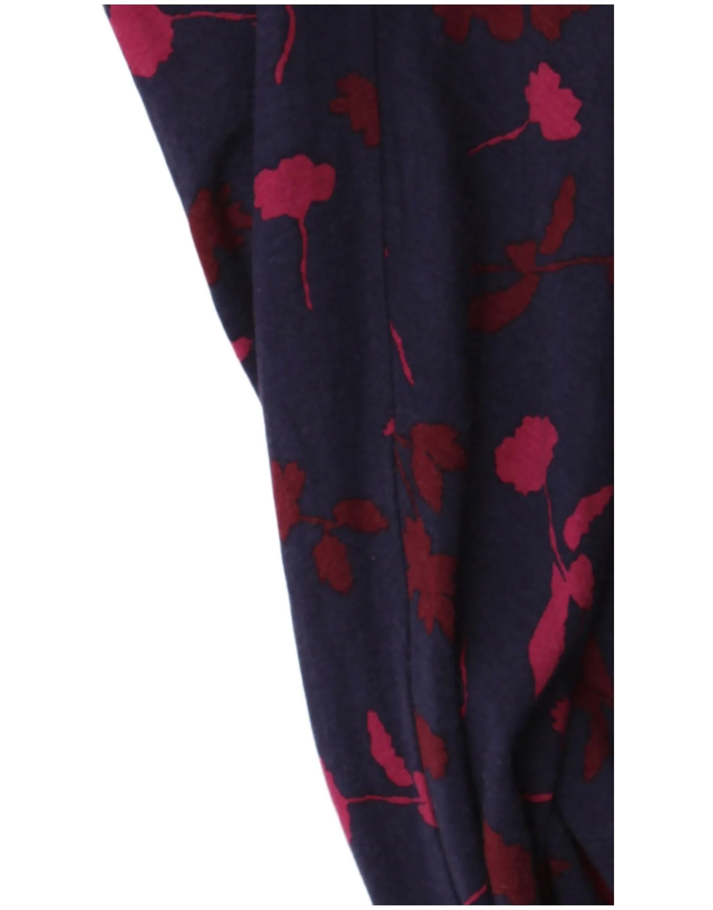 Joules Womens Long Sleeve A-Line Dress UK 16 Large Navy Blue Floral Viscose - Image 4