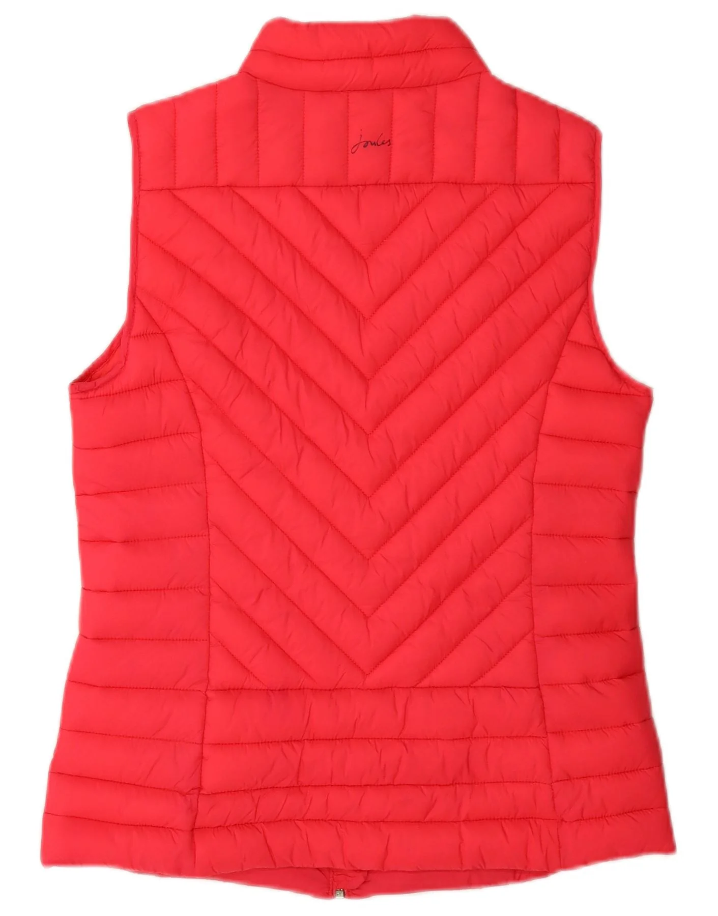 Joules Womens Padded Gilet UK 10 Small Pink Polyamide - Image 2