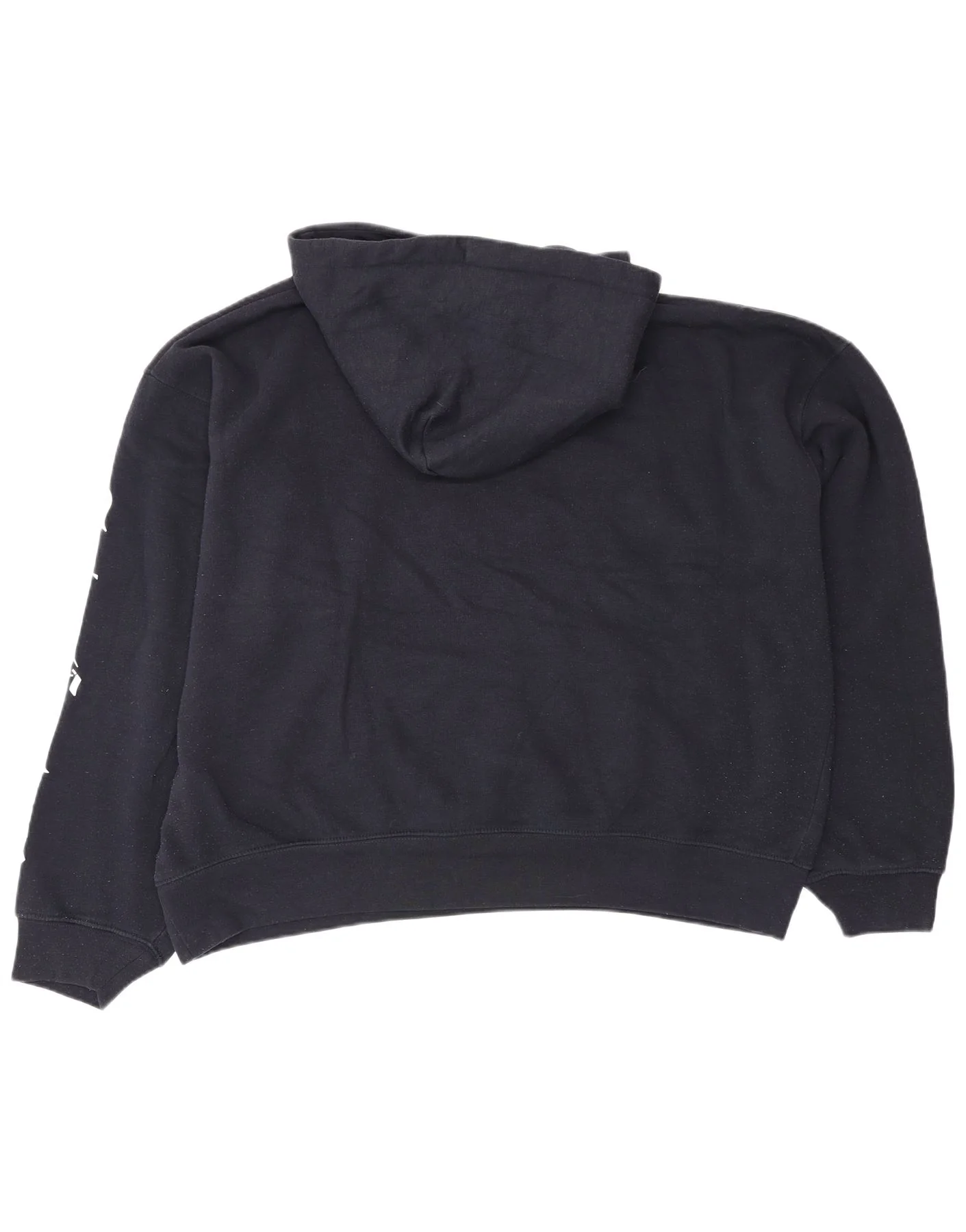 Juicy Couture Womens Graphic Relaxed Fit Hoodie Jumper UK 20 2XL Navy Blue - Image 2