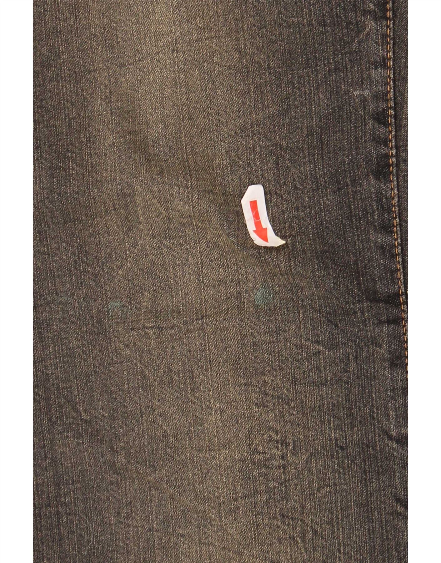Just Cavalli Womens Bootcut Jeans W29 L27 Brown Cotton - Image 3