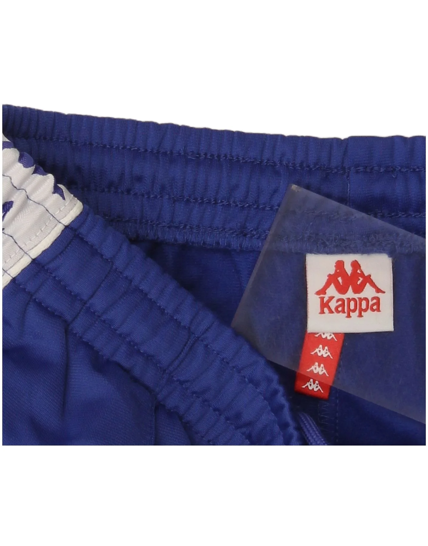 Kappa Boys Graphic Tracksuit Trousers Joggers 11-12 Years Blue Colourblock - Image 4