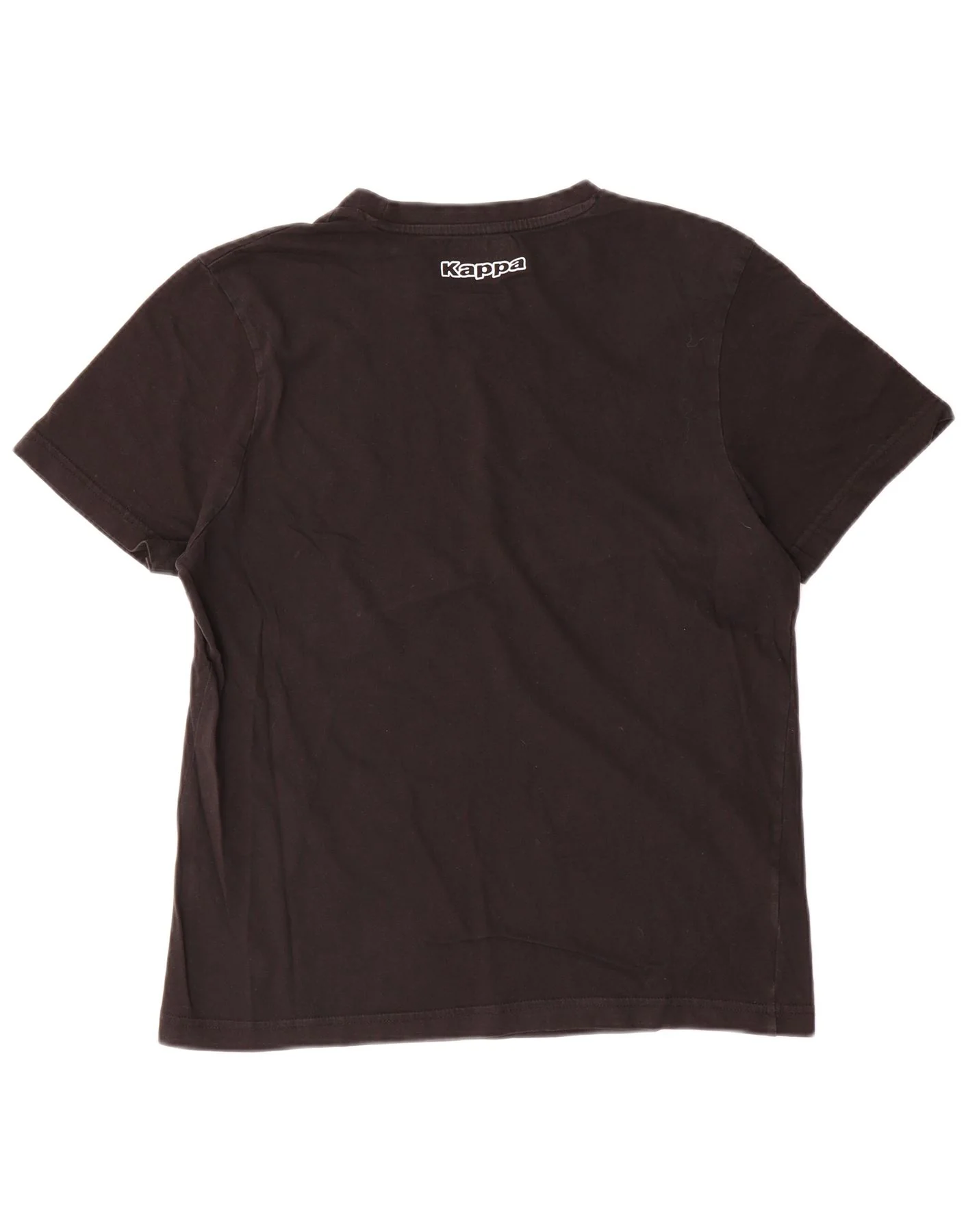 Kappa Mens Graphic T-Shirt Top Large Black Cotton - Image 2