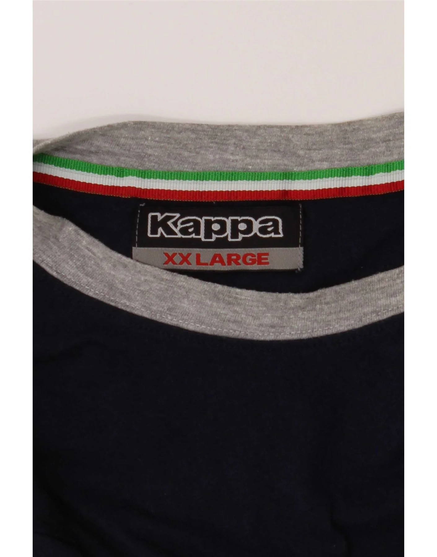 Kappa Mens T-Shirt Top 2XL Navy Blue - Image 3