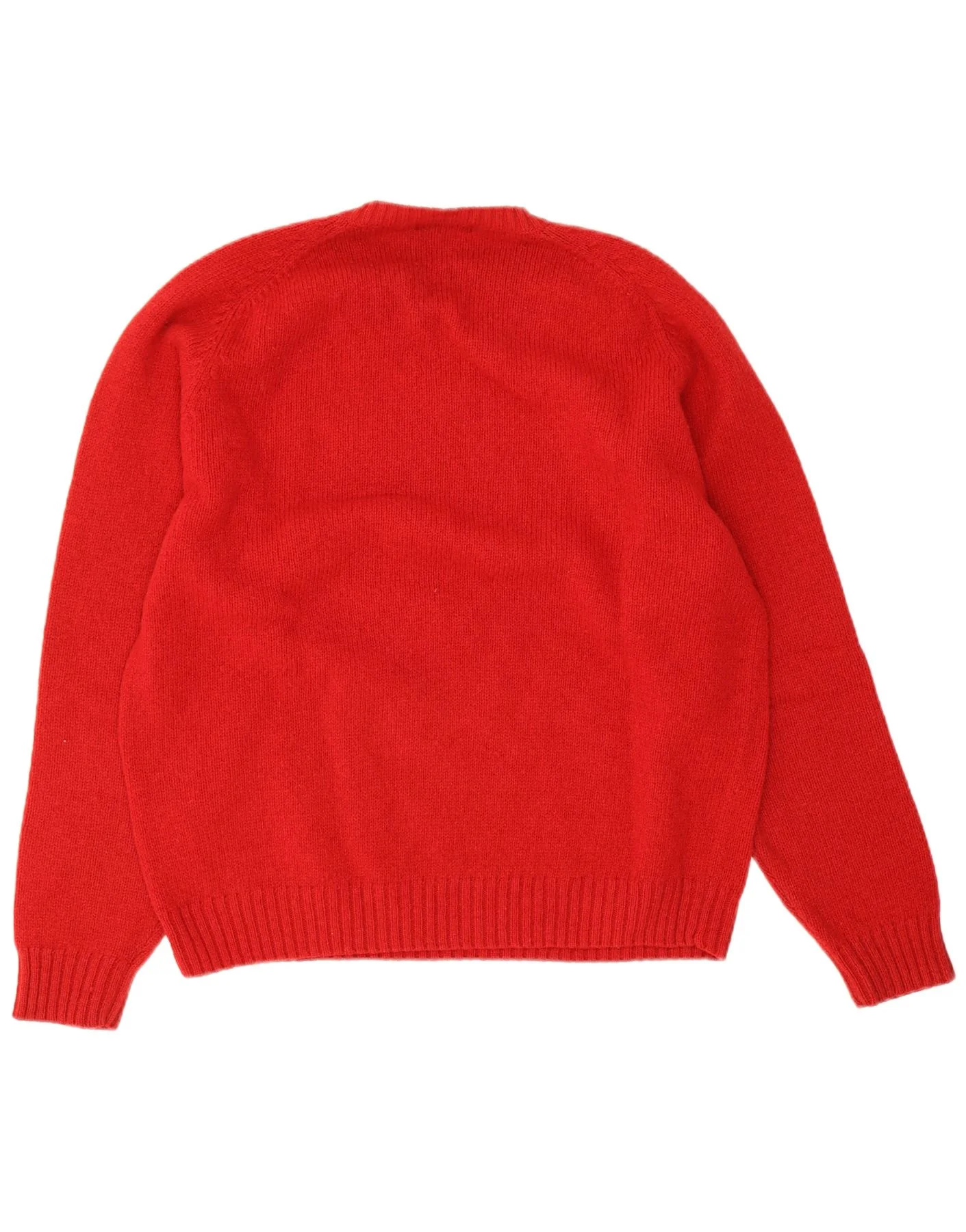 Kappa Mens V-Neck Jumper Sweater Large Red Wool - Image 2